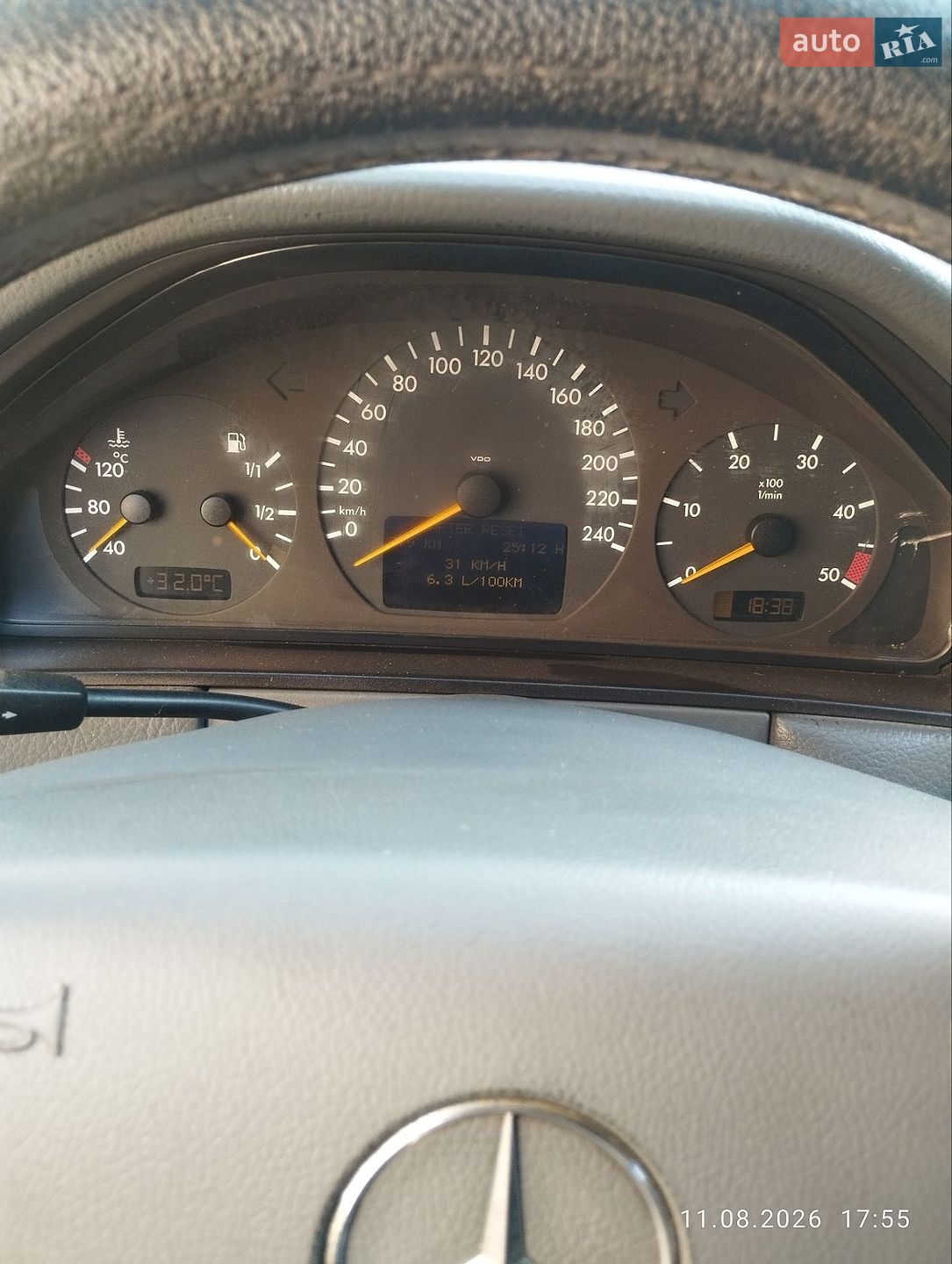 Mercedes-Benz E-Class 2001 VIN WDB2100061B400461 фото оголошення 7 з 14
