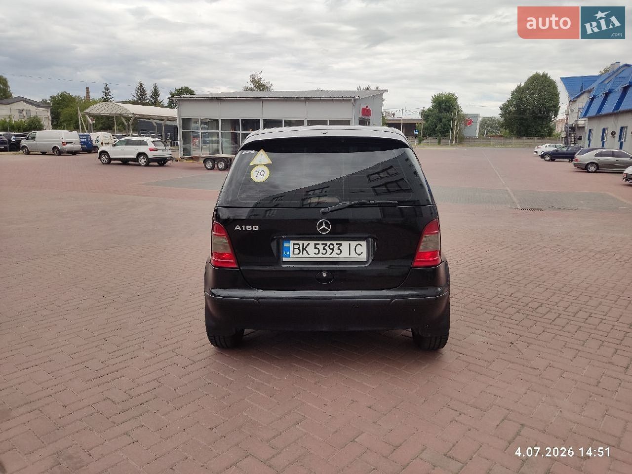 Mercedes-Benz A-Class 2000 VIN WDB1680331J387083 фото оголошення 7 з 16