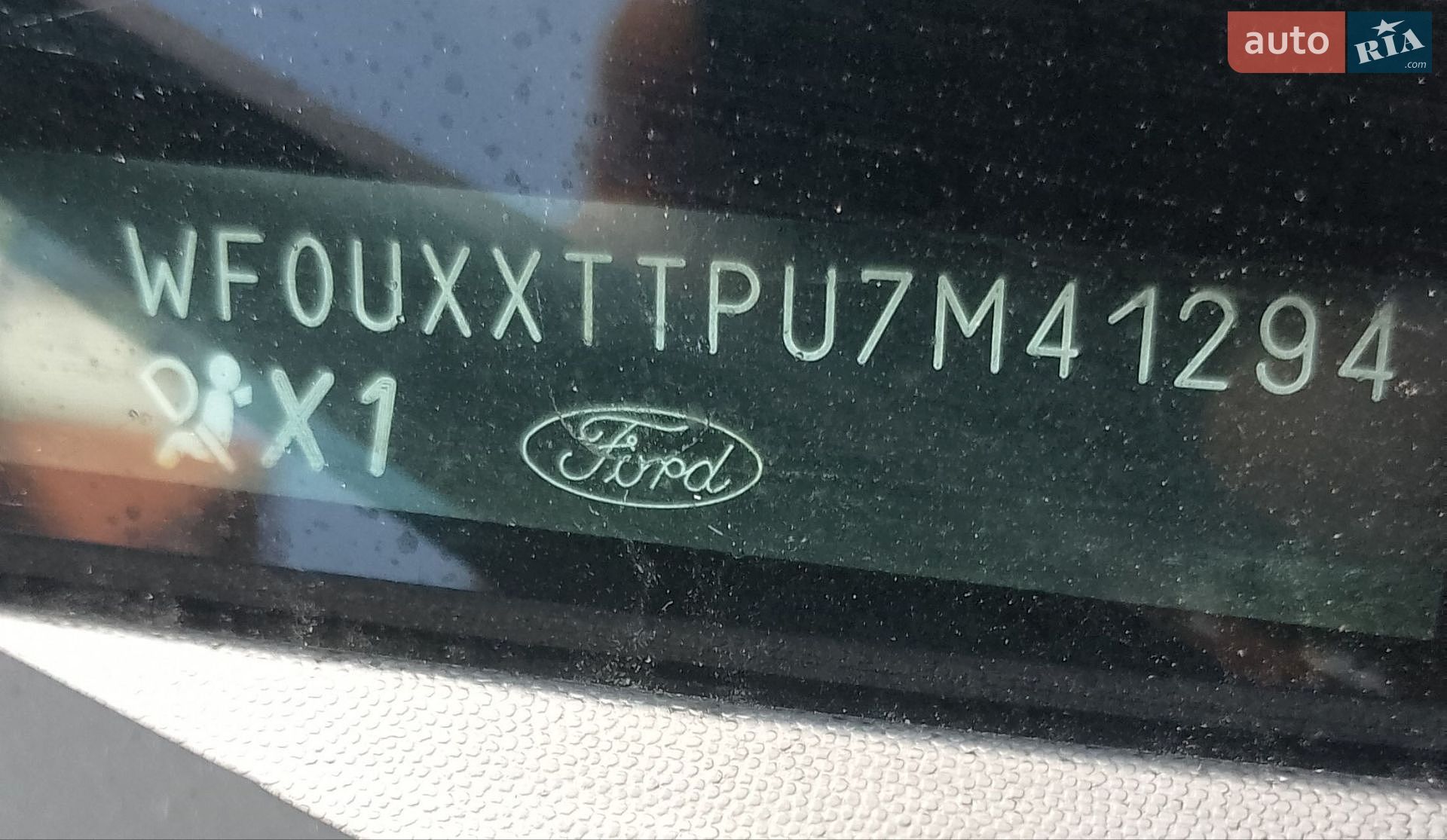 Ford Transit Connect 2007 VIN WF0UXXTTPU7M41294 фото оголошення 3 з 27
