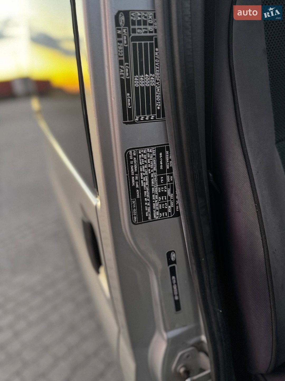 Ford Transit 2003 VIN WF0VXXBDFV3M29012 фото оголошення 15 з 18
