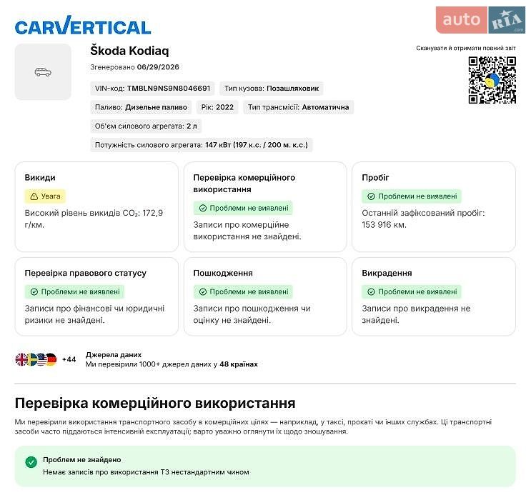 Skoda Kodiaq 2022 VIN TMBLN9NS9N8046691 фото оголошення 47 з 49