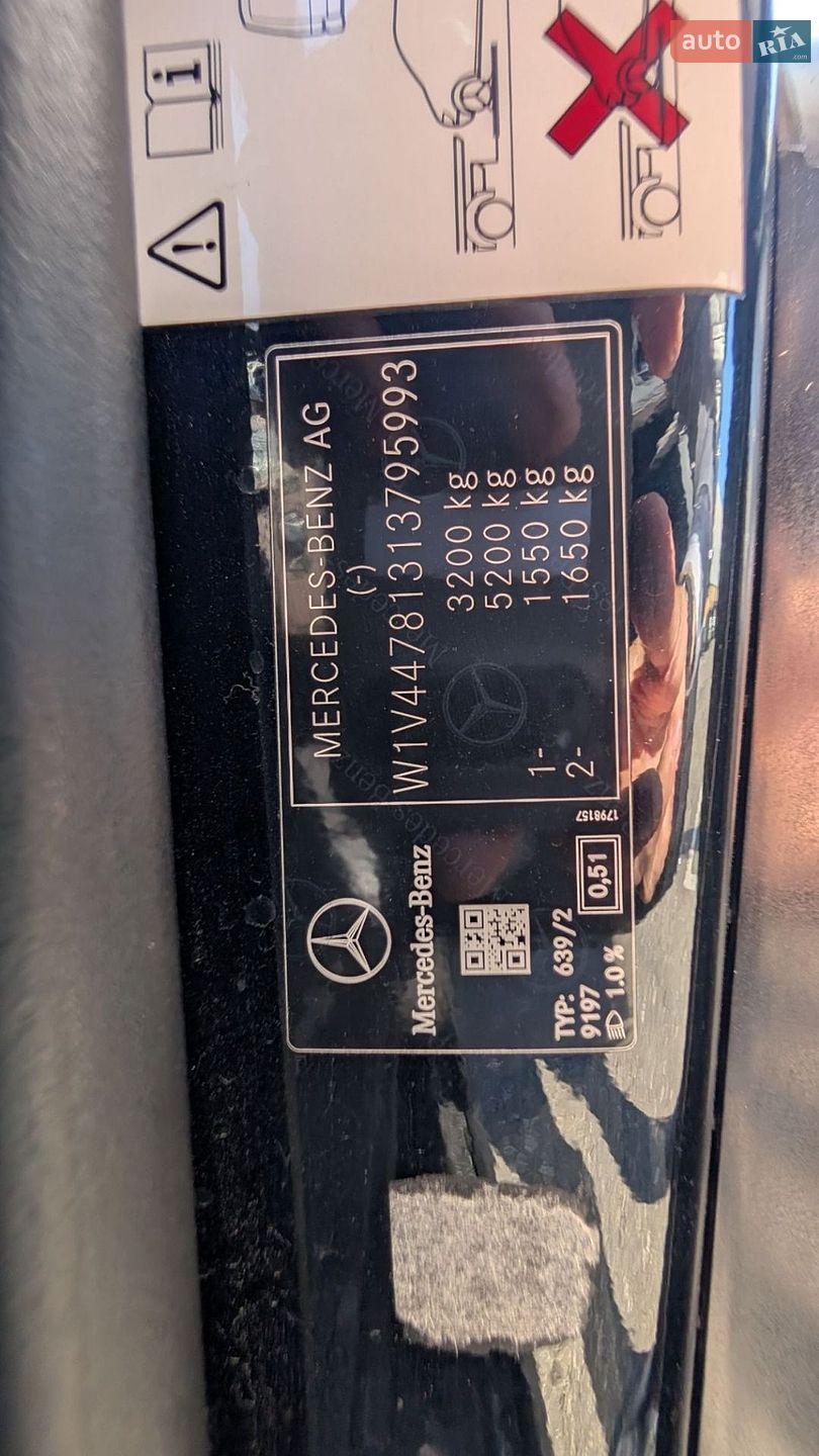 Mercedes-Benz V-Class 2020 VIN W1V44781313795993 фото оголошення 12 з 12