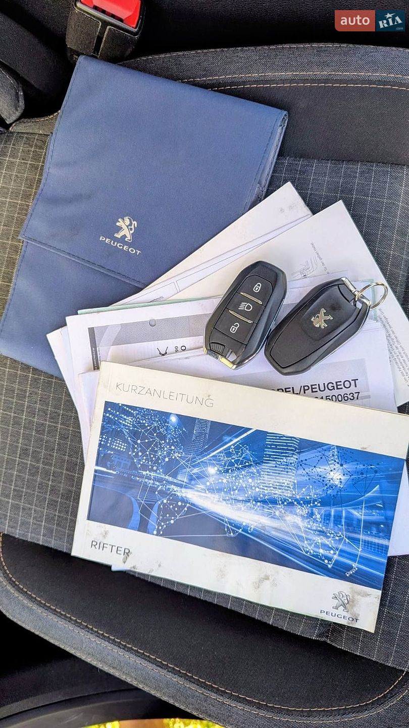 Peugeot Rifter 2018 VIN VR3ECYHZJJJ796173 фото оголошення 40 з 40