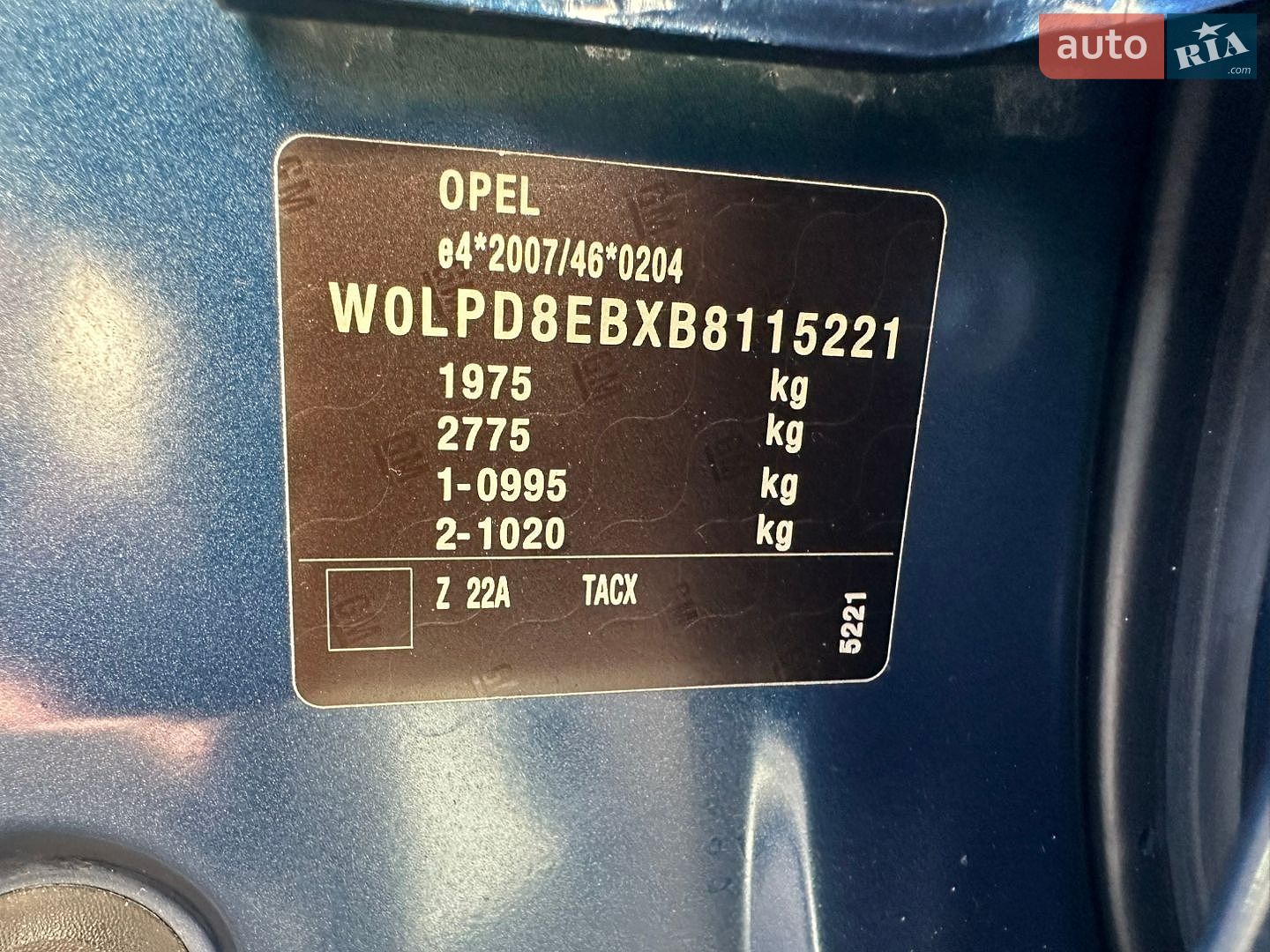 Opel Astra 2011 VIN W0LGM8EC4A1027507 фото оголошення 17 з 56