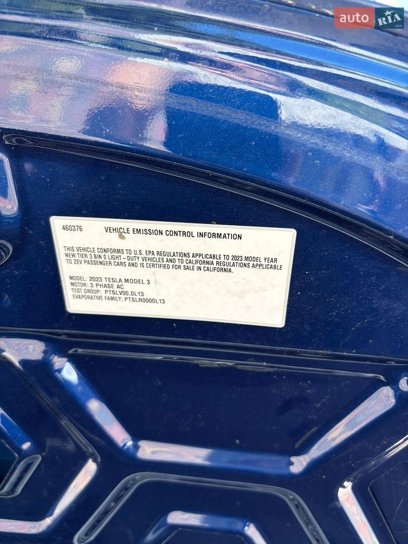 Tesla Model 3 2022 VIN 5YJ3E1EA6PF460376 фото оголошення 23 з 25