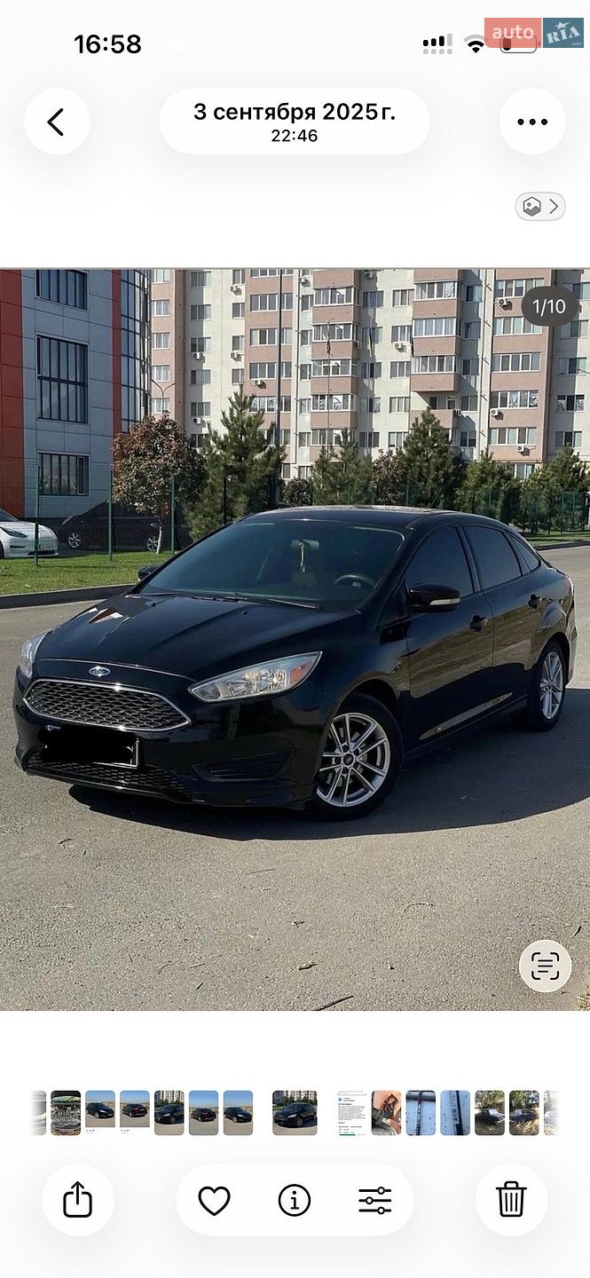 Ford Focus 2016 VIN 1FADP3F21GL286057 фото оголошення 3 з 7