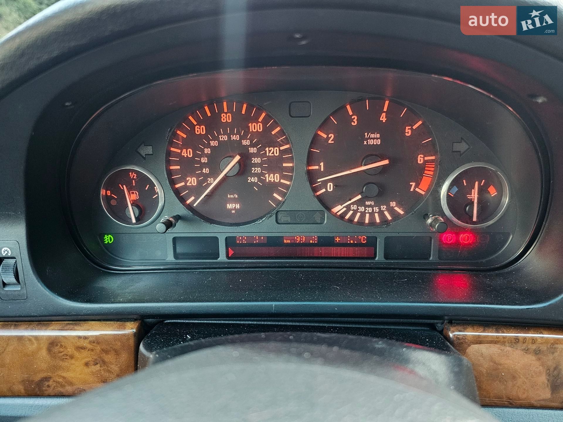 BMW 5 Series 1997 VIN WBADE11010BM56596 фото оголошення 14 з 16