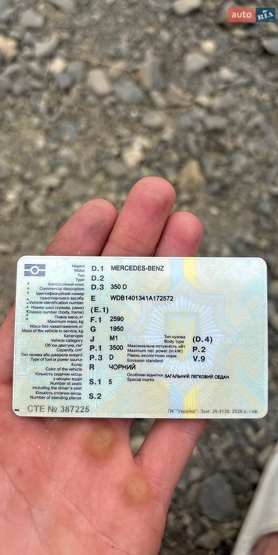 Mercedes-Benz S-Class 1994 VIN WDB1401341A172572 фото оголошення 12 з 12