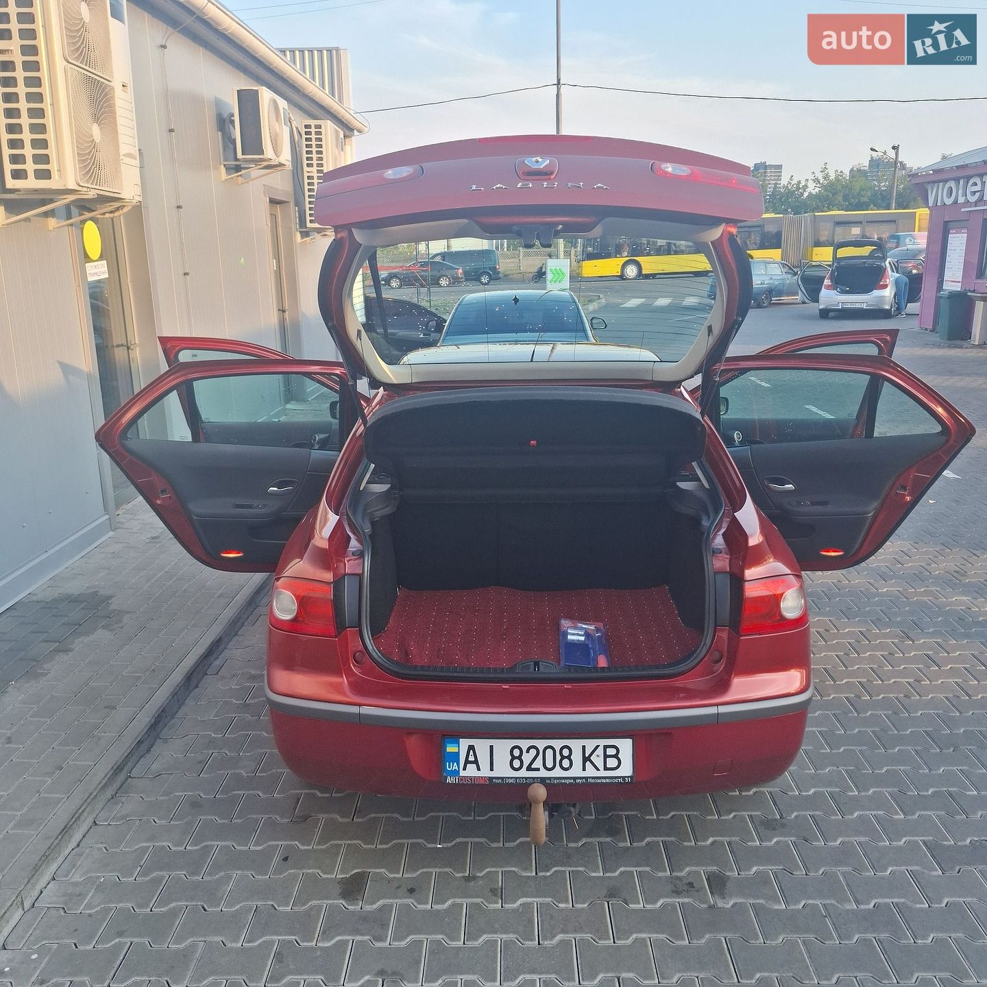 Renault Laguna 2006 VIN VF1BG1PBA36615416 фото оголошення 5 з 10