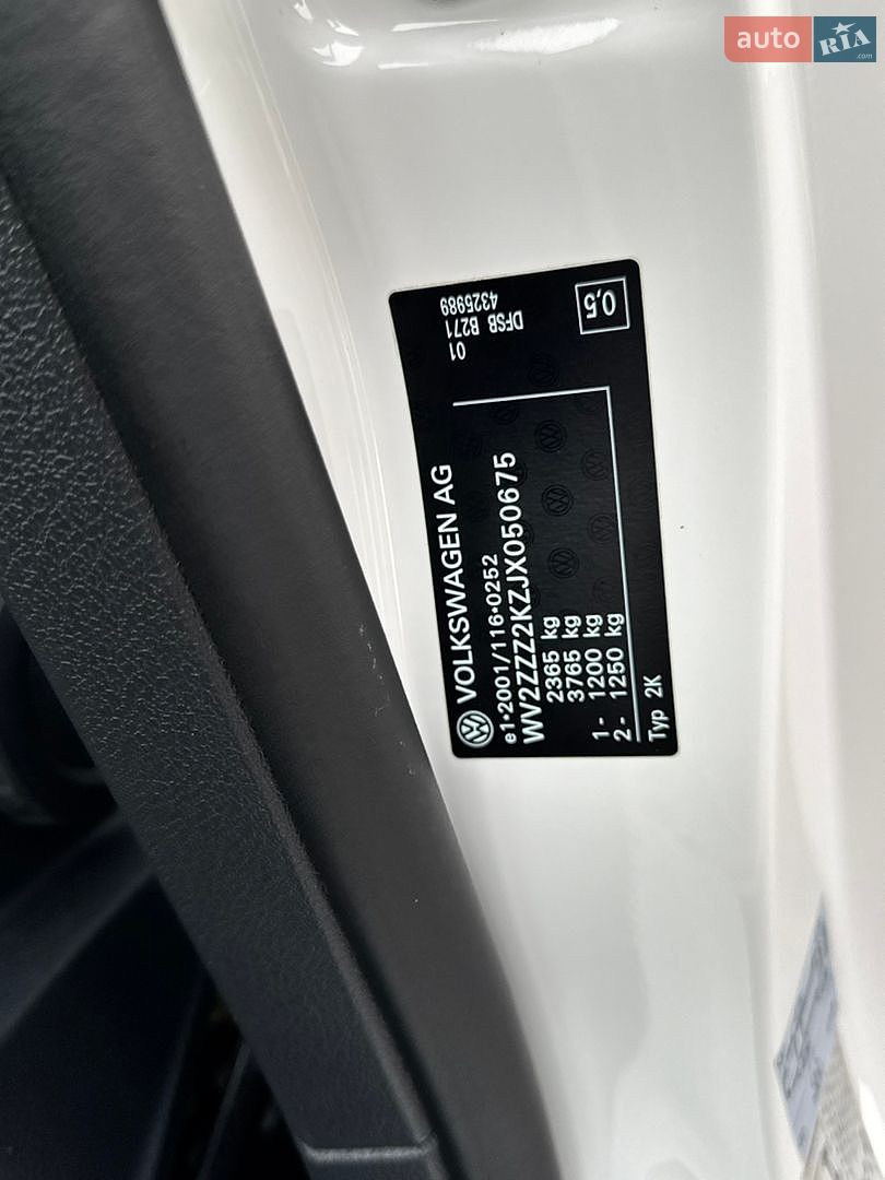 Volkswagen Caddy 2018 VIN WV2ZZZ2KZJX050675 фото оголошення 18 з 35