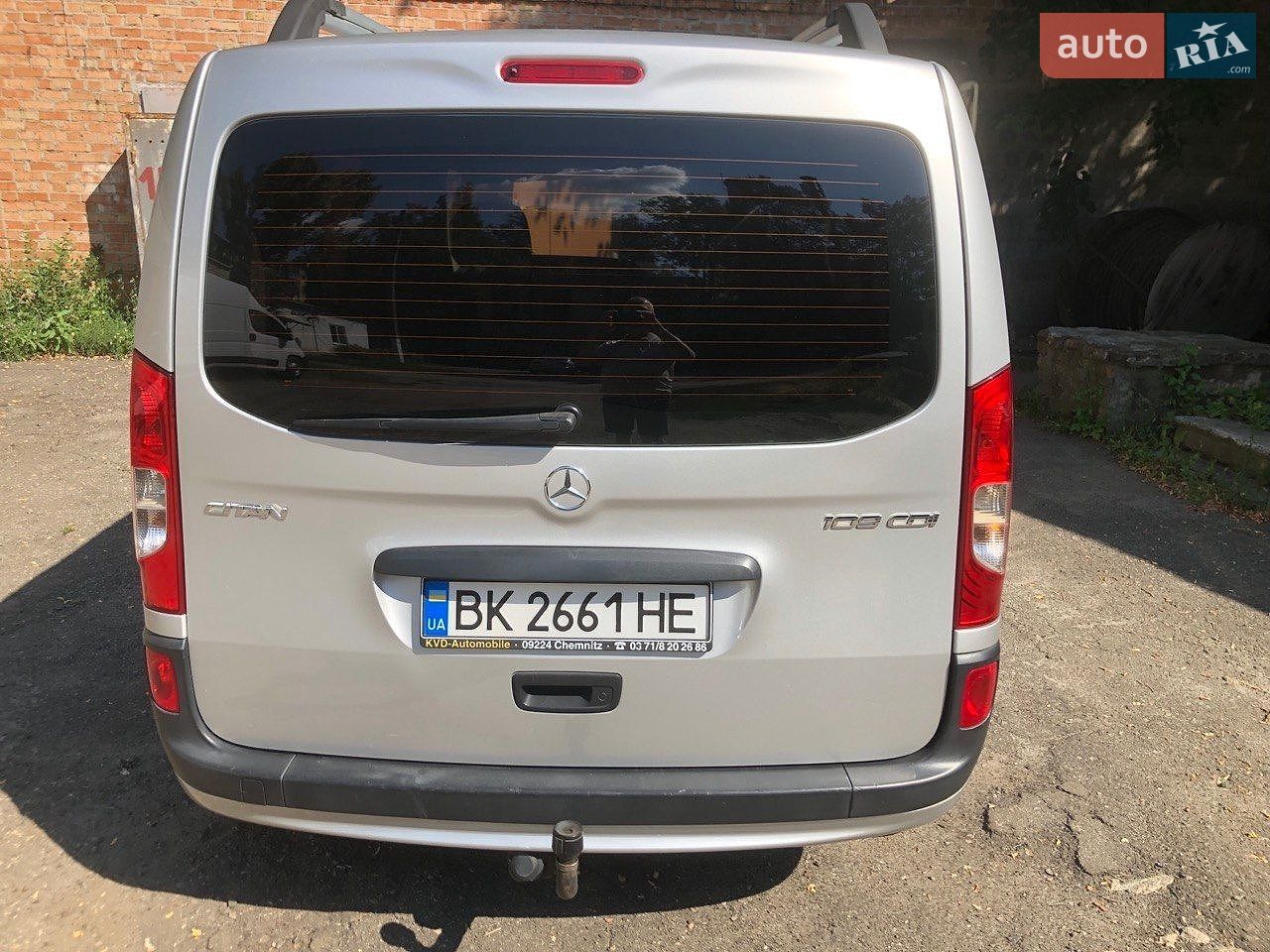 Mercedes-Benz Citan 2012 VIN WDF4157031U102770 фото оголошення 9 з 9