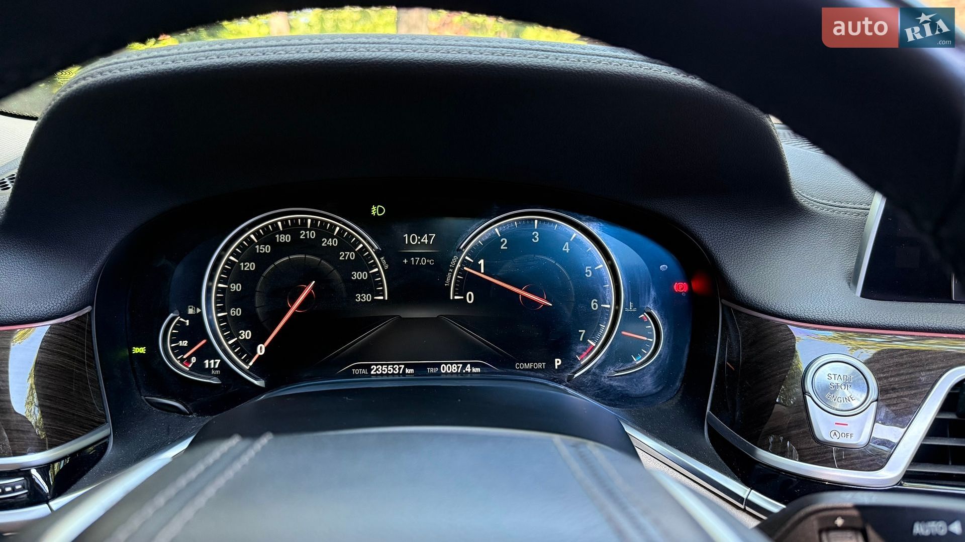 BMW 7 Series 2015 VIN WBA7F21020G381555 фото оголошення 14 з 20