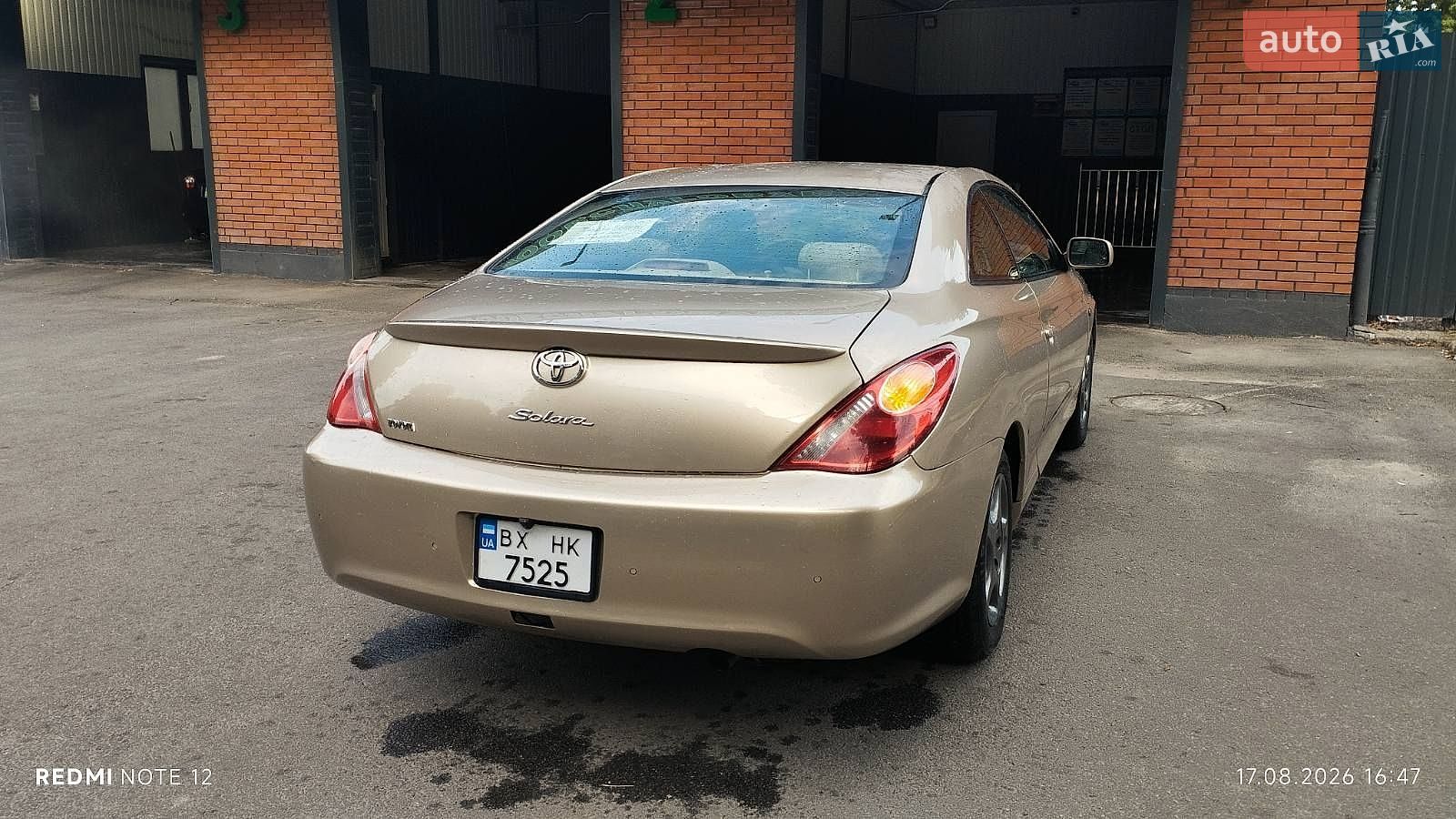 Toyota Camry Solara 2005 VIN 4T1CE38P36U661617 фото оголошення 3 з 16
