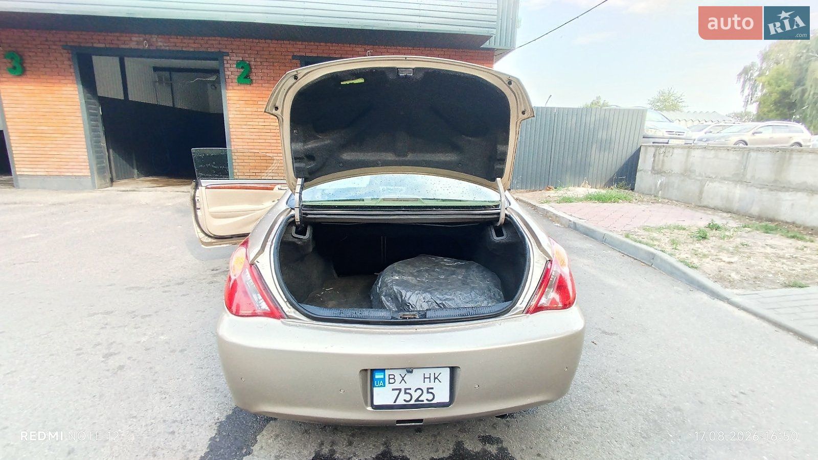 Toyota Camry Solara 2005 VIN 4T1CE38P36U661617 фото оголошення 10 з 16