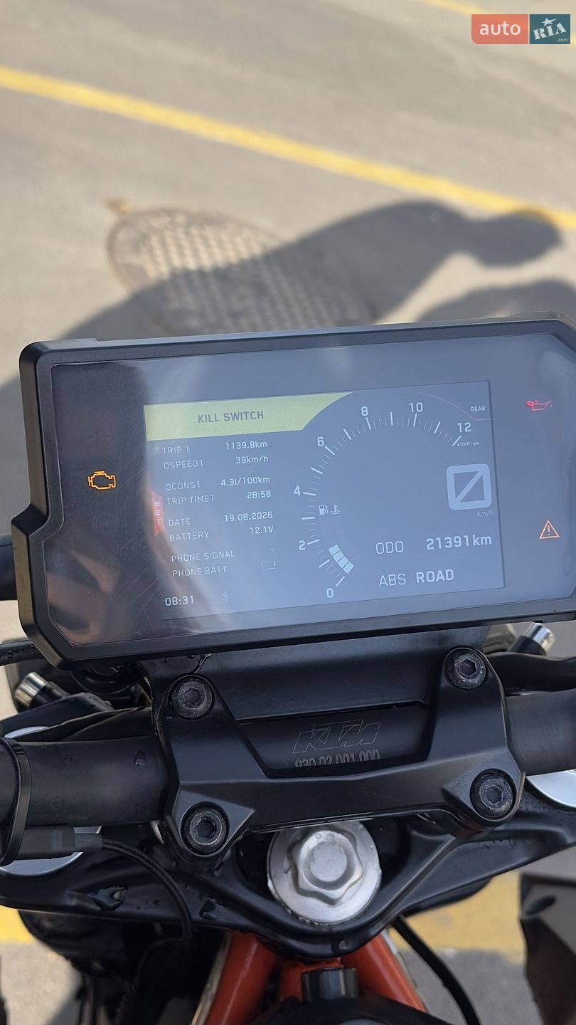 KTM 390 Duke 2021 VIN VBKJPJ408MC260018 фото оголошення 11 з 11
