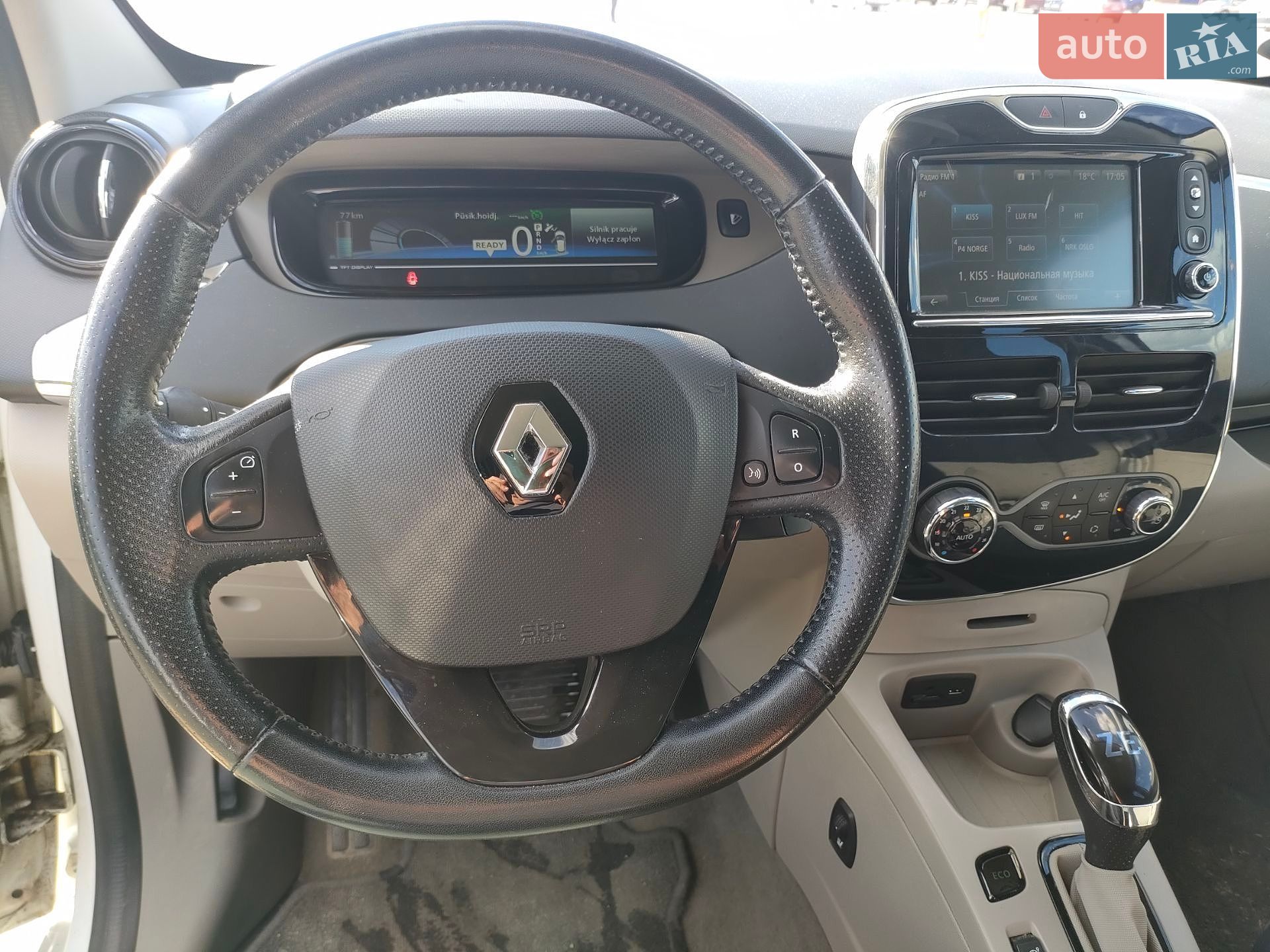 Renault Zoe 2015 VIN VF1AGVYB053453365 фото оголошення 13 з 36