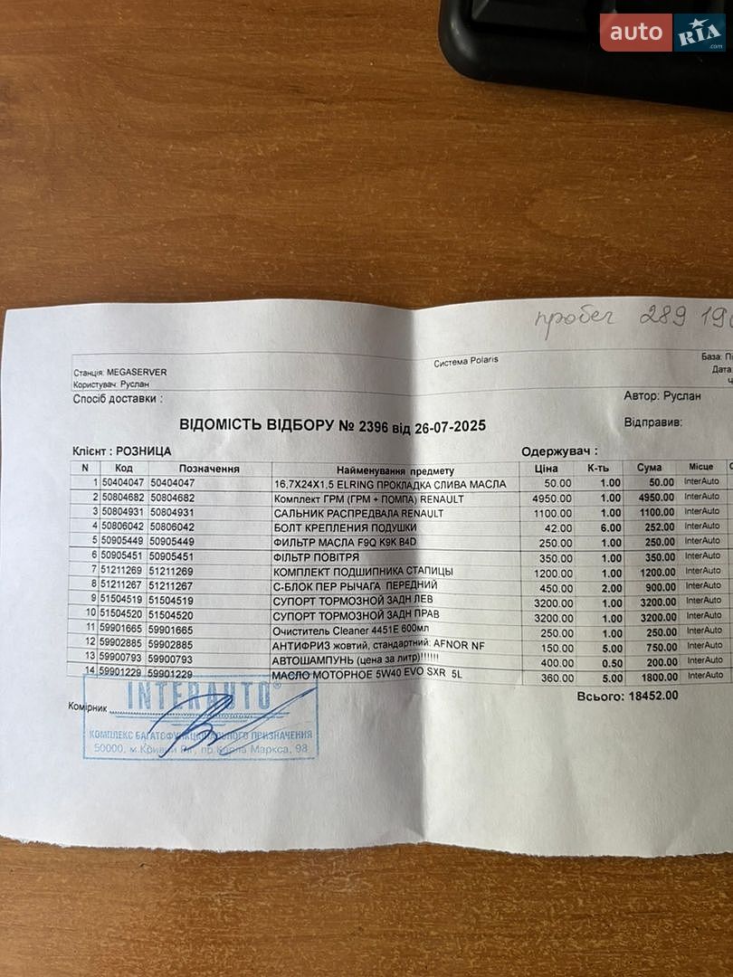 Renault Laguna 2007 VIN VF1BT0A0638742725 фото оголошення 25 з 26