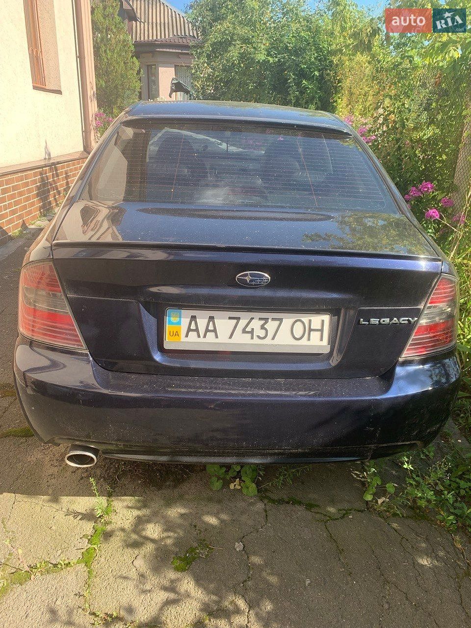 Subaru Legacy 2003 VIN JF1BL5LJ34G002790 фото оголошення 4 з 9