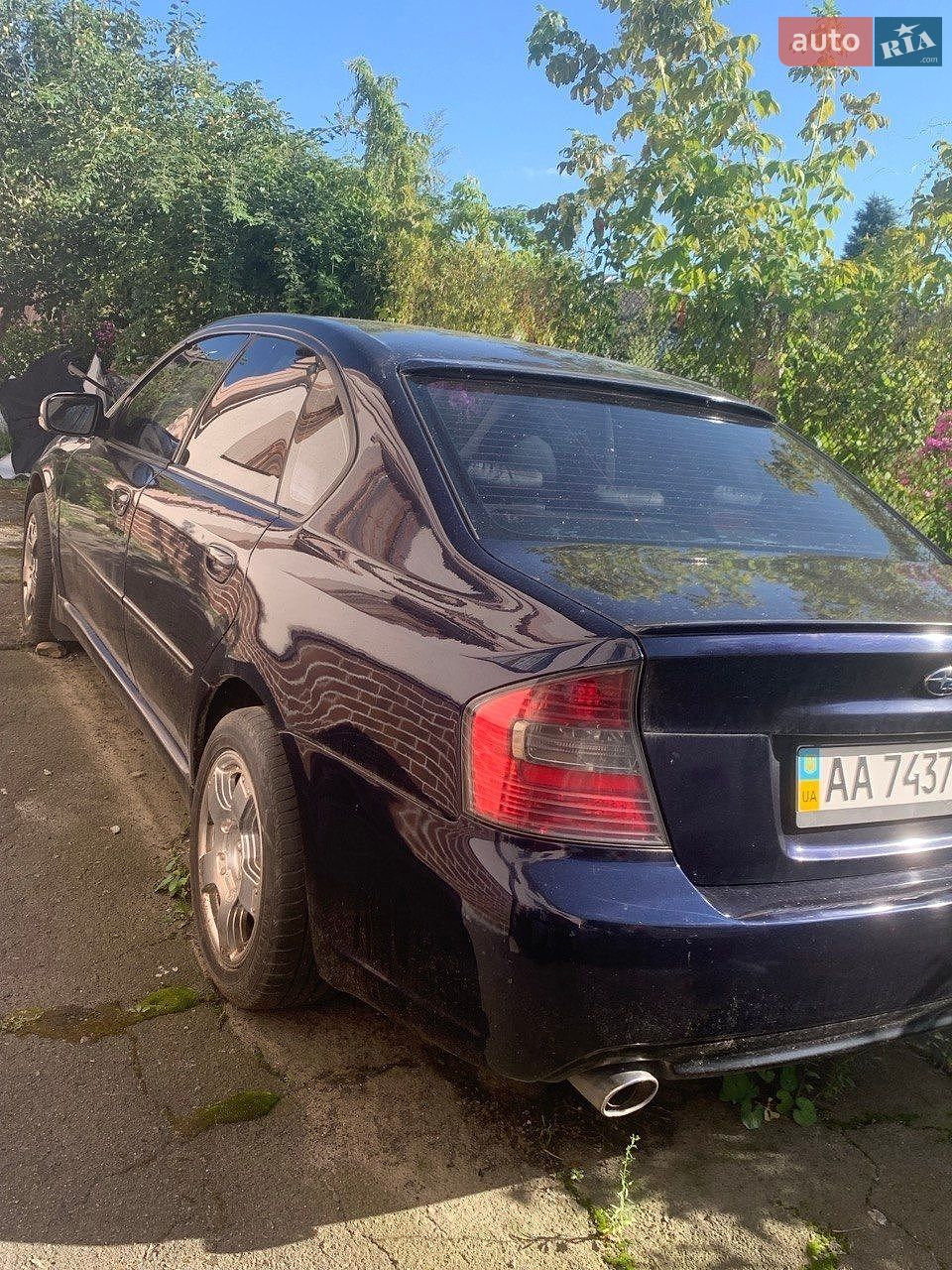 Subaru Legacy 2003 VIN JF1BL5LJ34G002790 фото оголошення 3 з 9