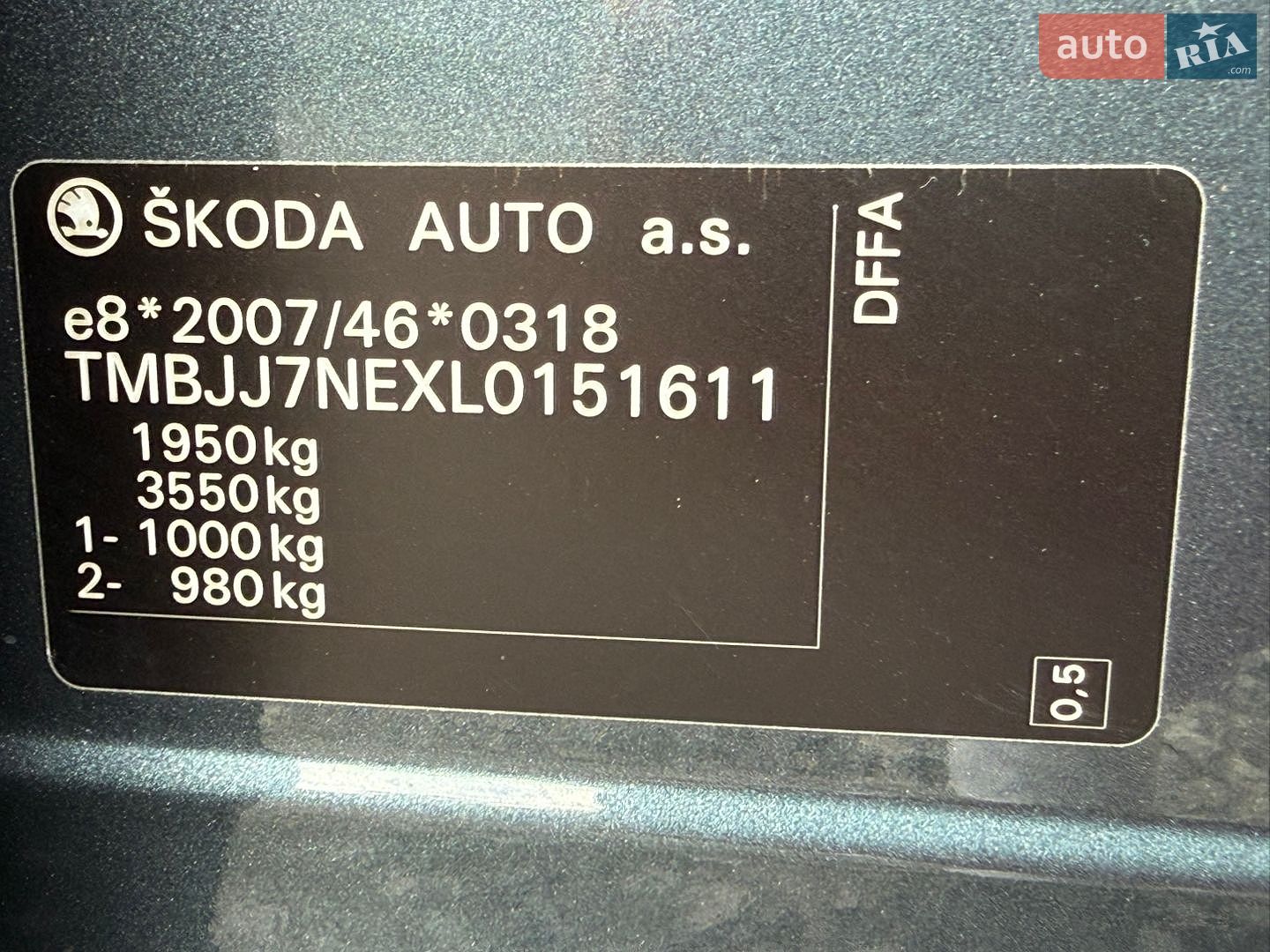 Skoda Octavia 2020 VIN TMBJJ7NEXL0151611 фото оголошення 88 з 89