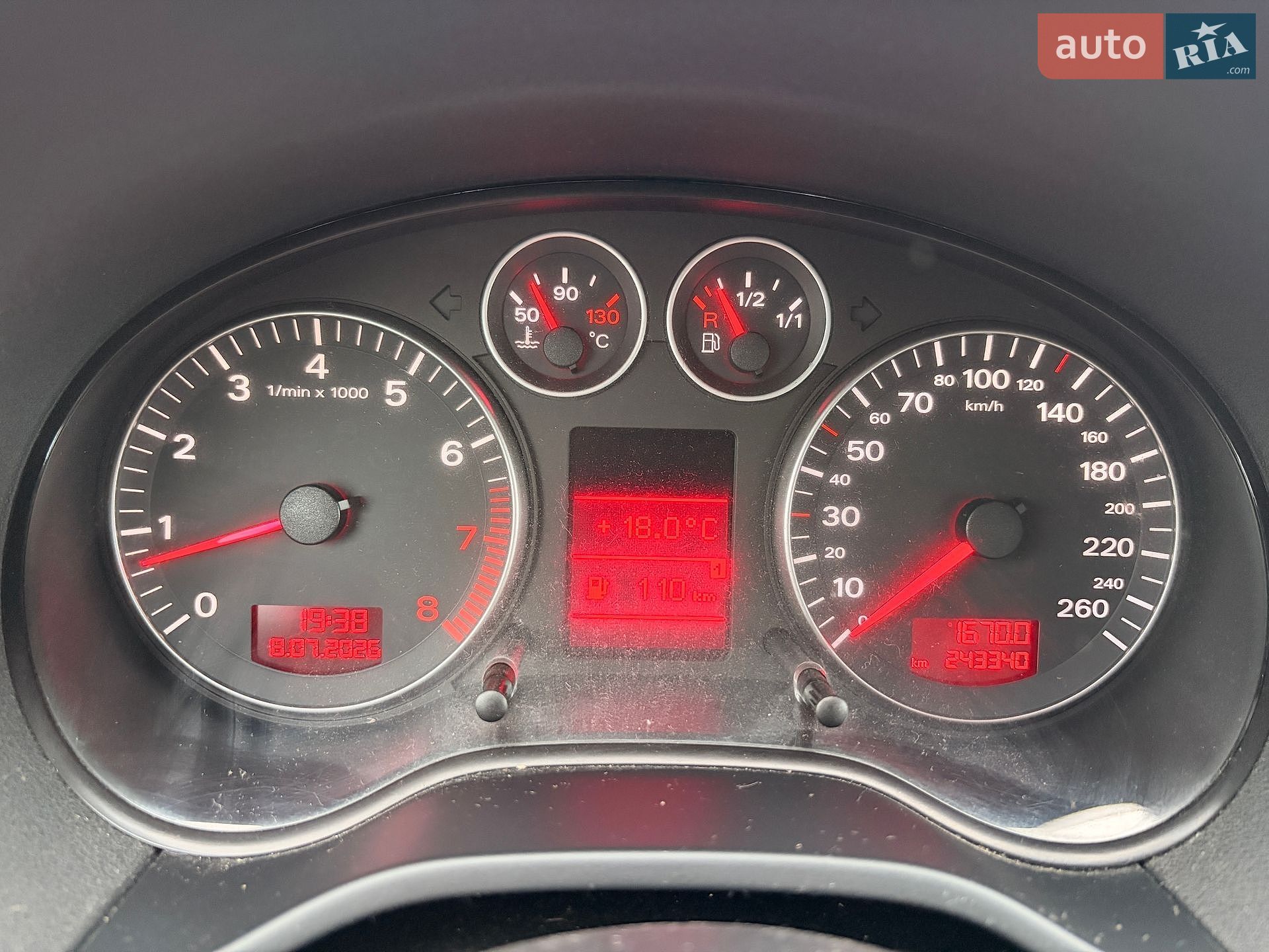 Audi A3 2006 VIN WAUZZZ8P26A209159 фото оголошення 8 з 10