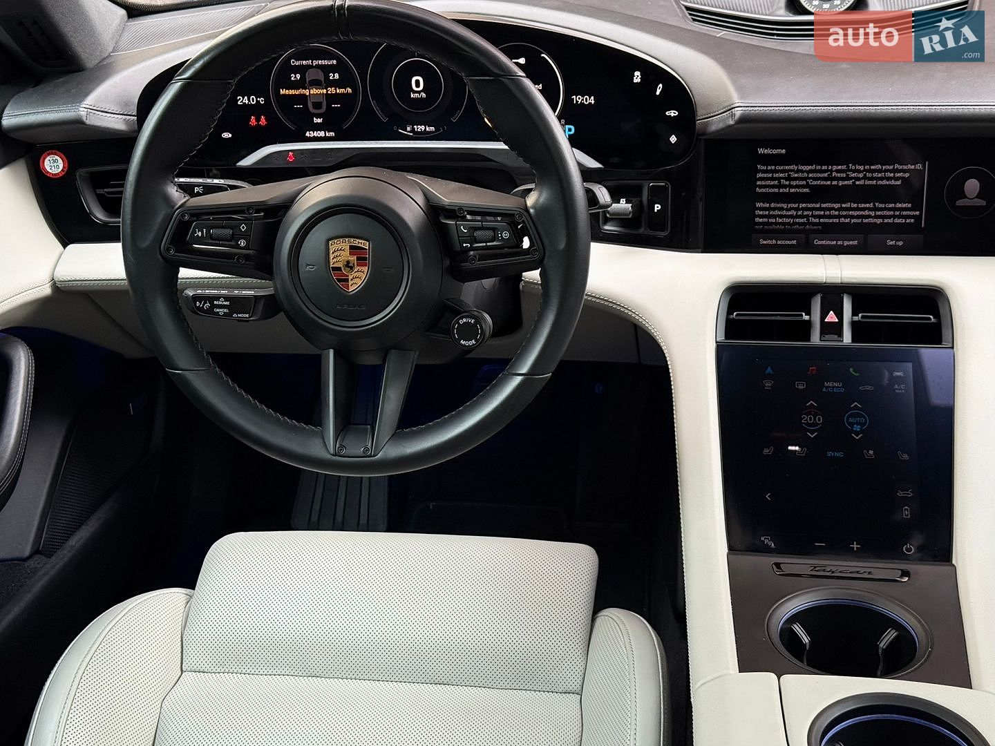 Porsche Taycan 2022 VIN WP0AB2Y17NSA44406 фото оголошення 12 з 20