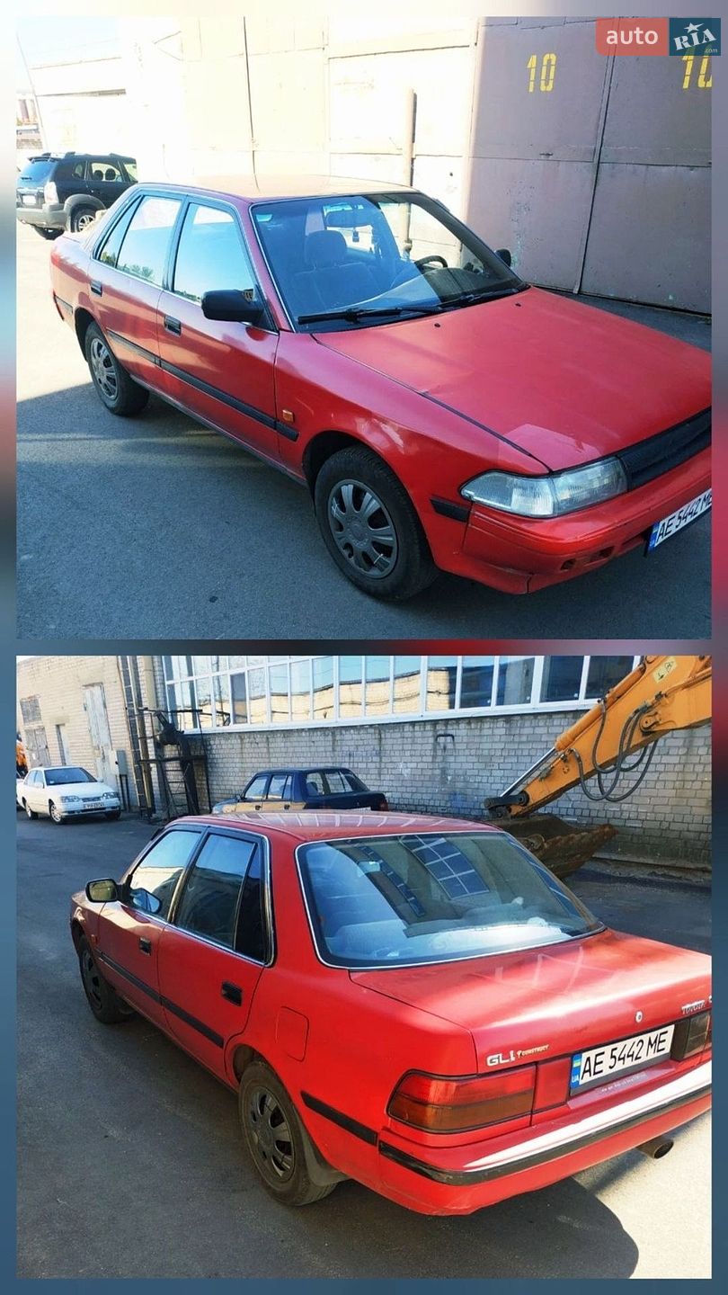 Toyota Carina 1991 VIN JT1EAT17100136046 фото оголошення 7 з 8