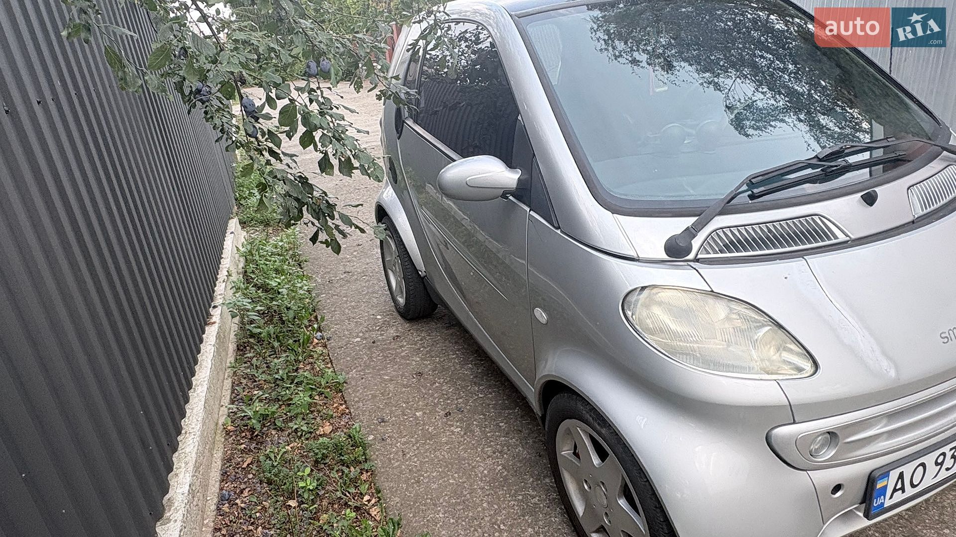 Smart Fortwo 2000 VIN WME01MC01YH103615 фото оголошення 11 з 14