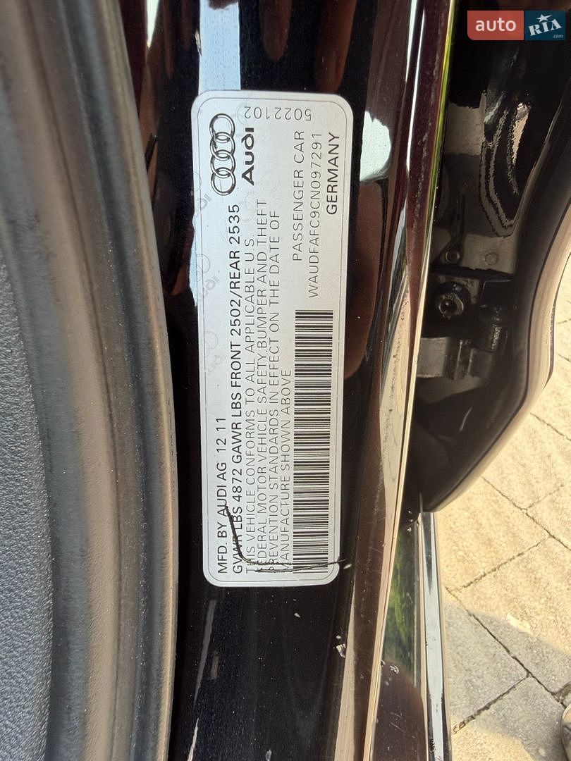 Audi A6 2011 VIN WAUDFAFC9CN097291 фото оголошення 51 з 52