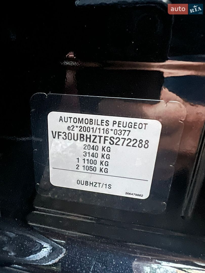 Peugeot 3008 2015 VIN VF30UBHZTFS272288 фото оголошення 28 з 29
