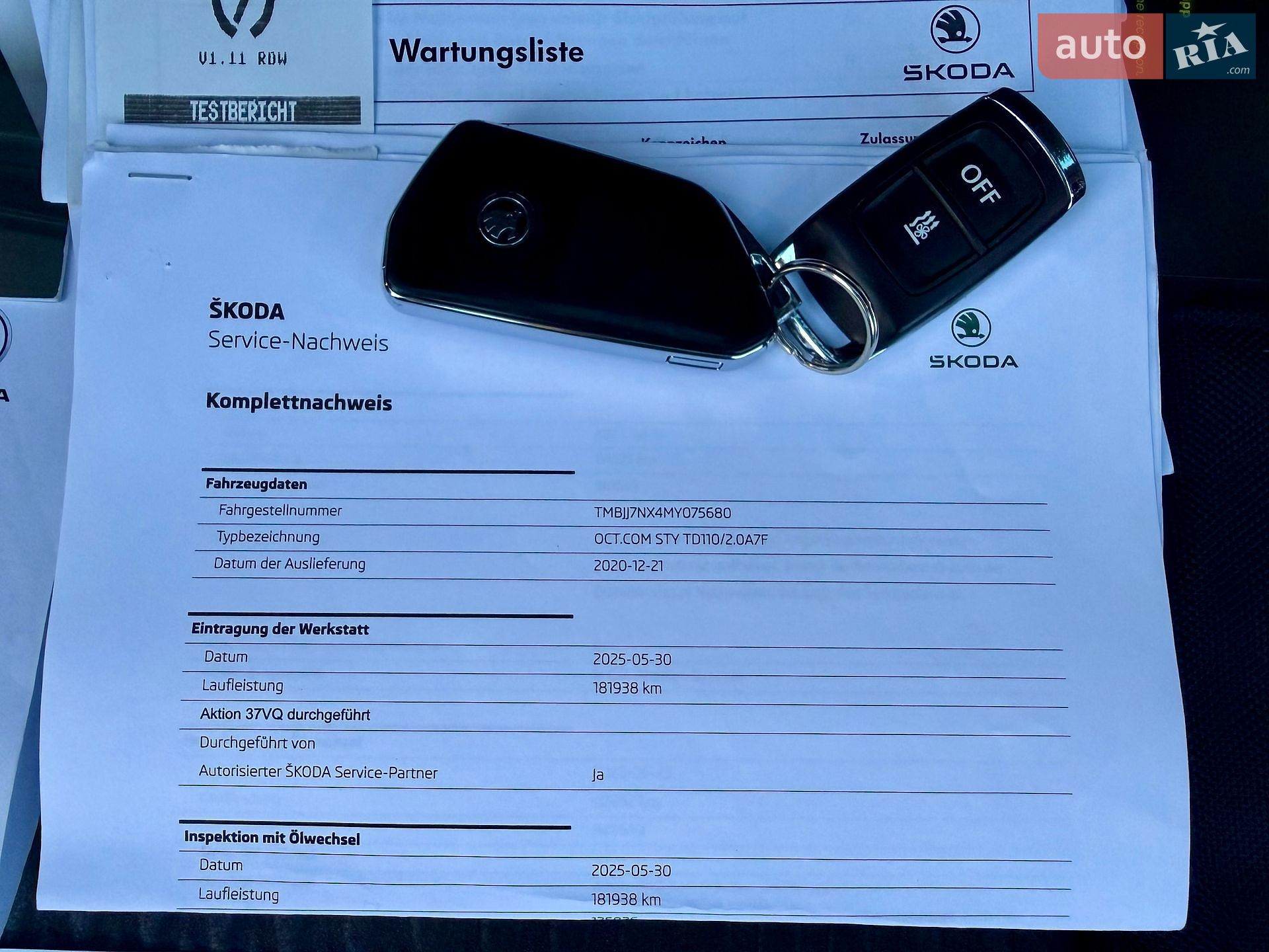 Skoda Octavia 2021 VIN TMBJJ7NX4MY075680 фото оголошення 34 з 36