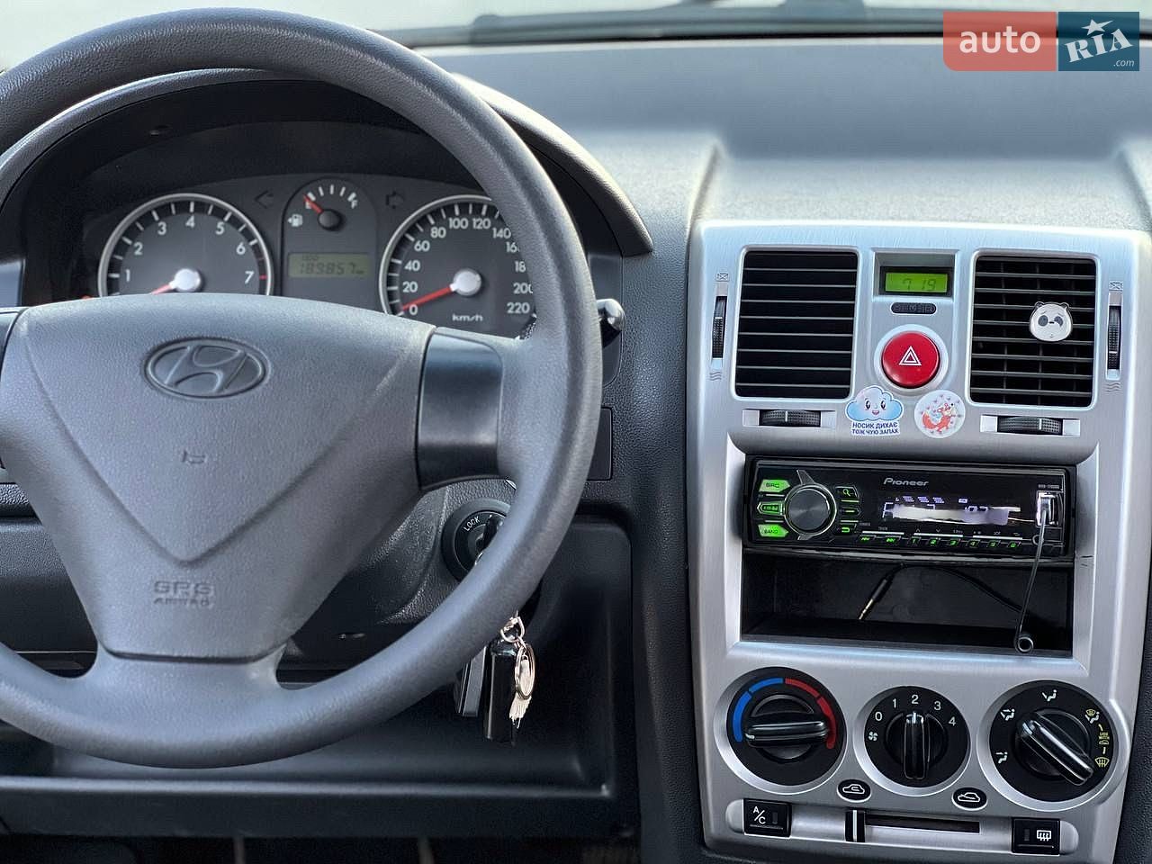 Hyundai Getz 2008 VIN KMHBT51BP8U830676 фото оголошення 14 з 21