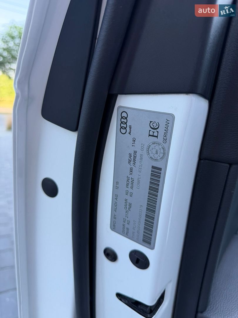 Audi A4 2015 VIN WAUBNAF45HN003319 фото оголошення 17 з 39