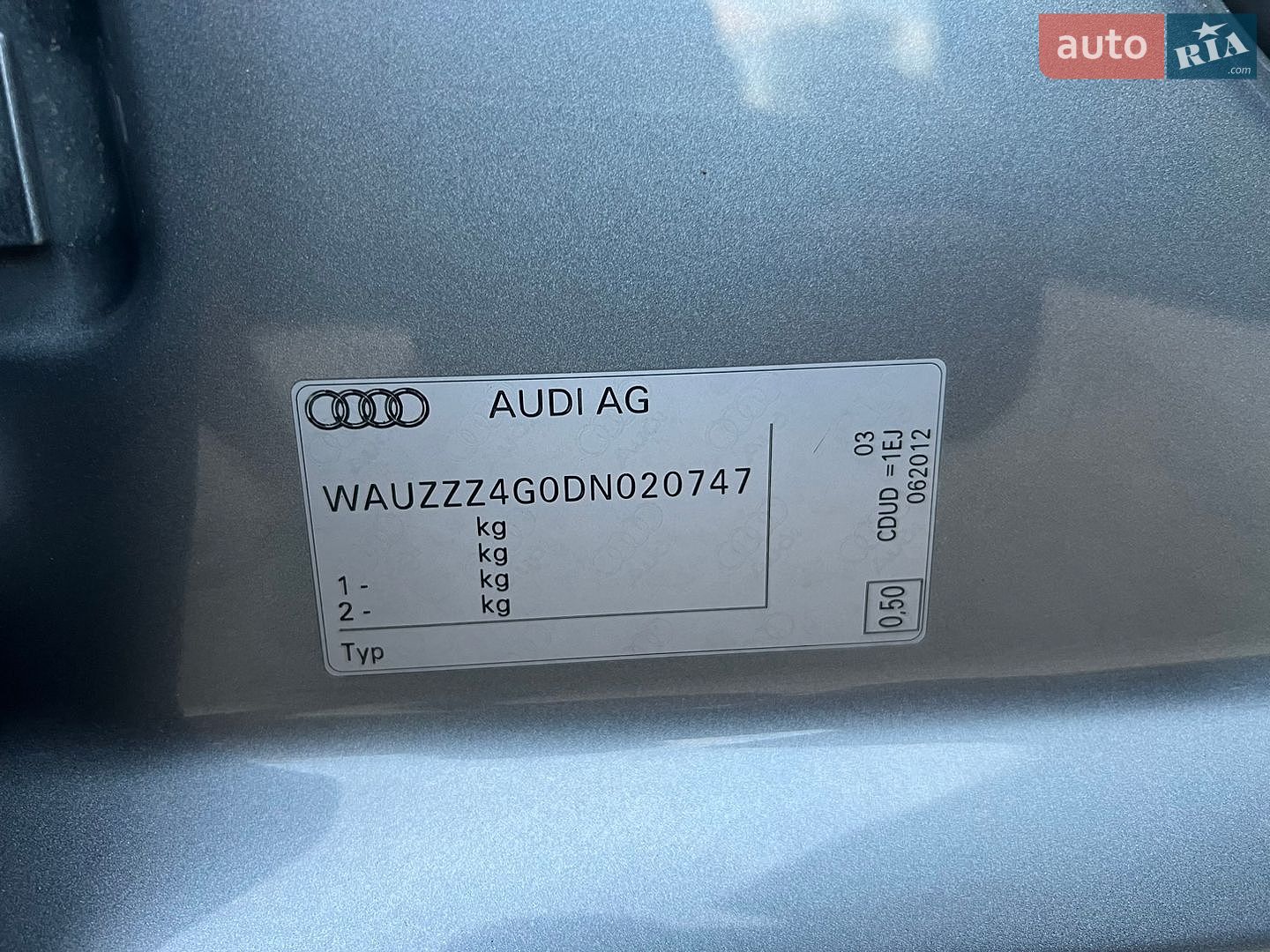 Audi A6 2012 VIN WAUZZZ4G0DN020747 фото оголошення 50 з 52
