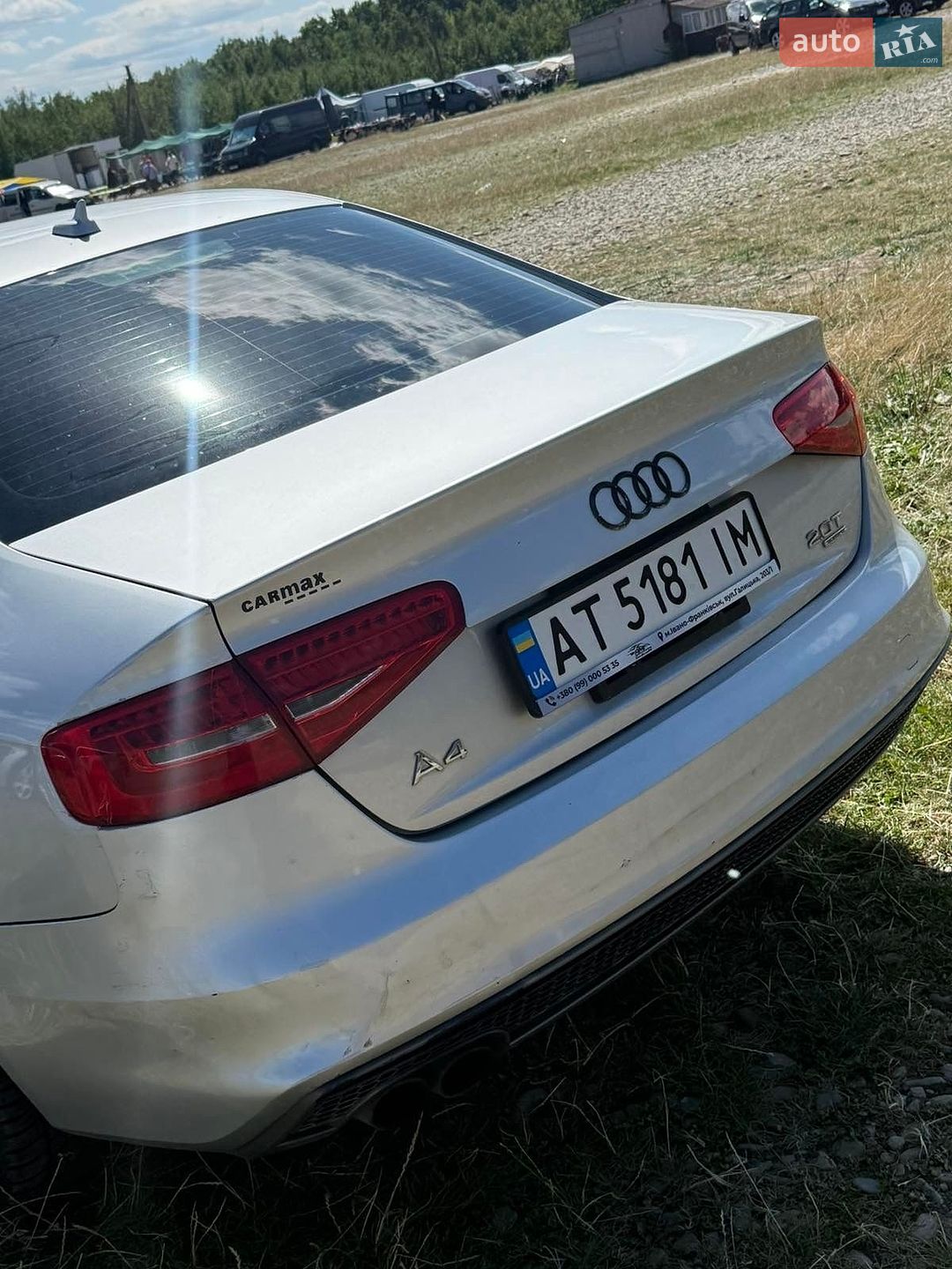 Audi A4 2013 VIN WAUBFAFLXEA080873 фото оголошення 3 з 10