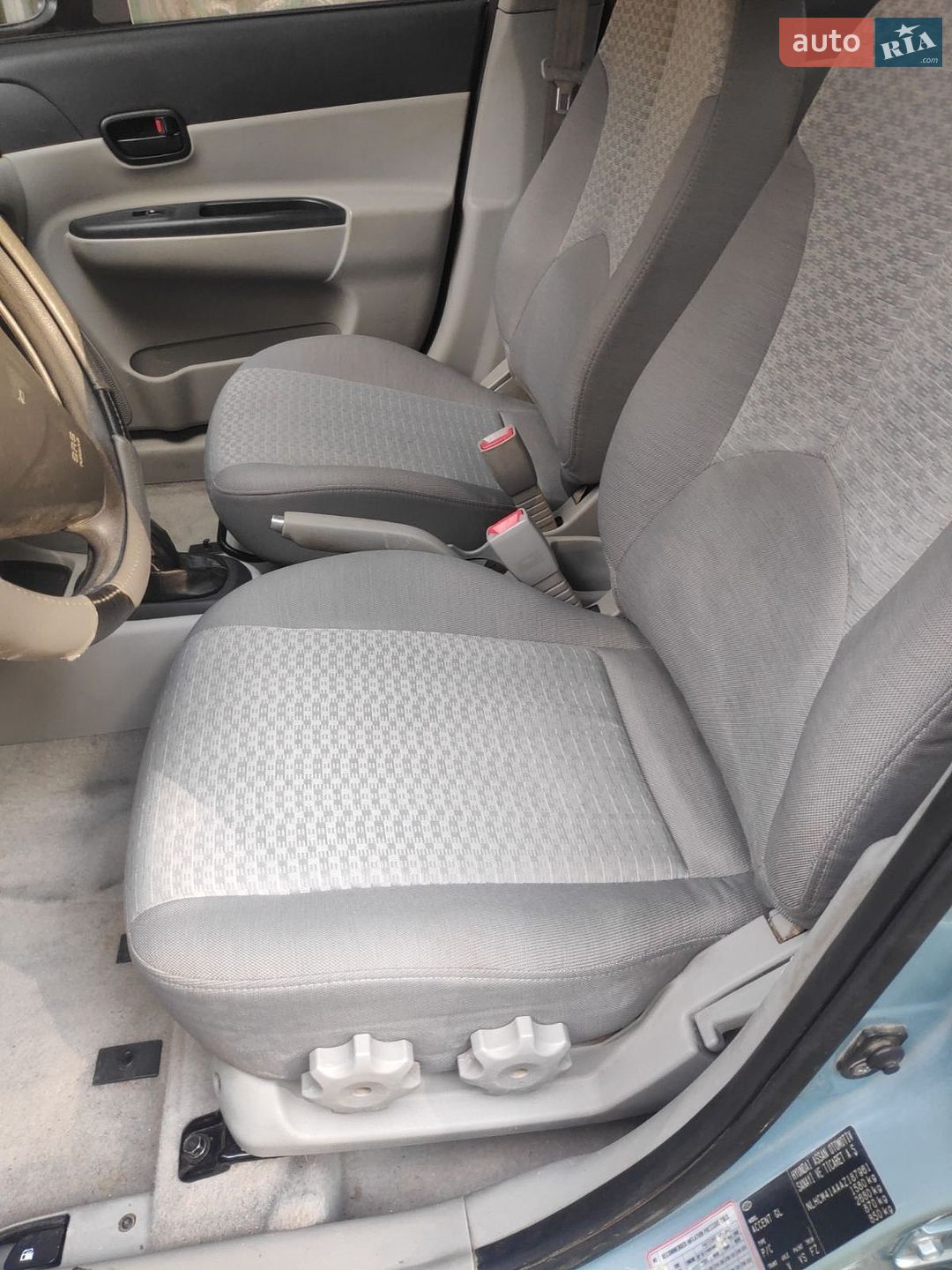 Hyundai Accent 2010 VIN NLHCM41AAAZ187961 фото оголошення 9 з 14