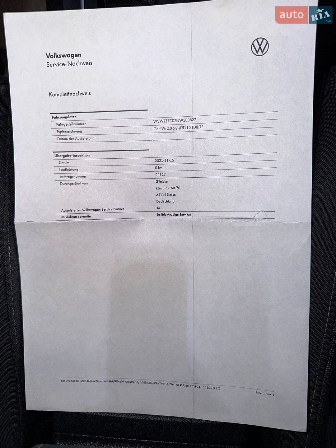 Volkswagen Golf 2021 VIN WVWZZZCDZNW500827 фото оголошення 85 з 110