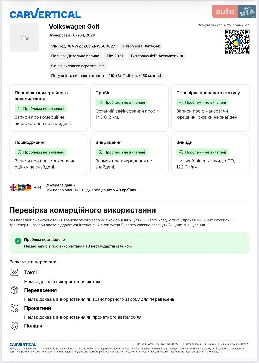 Volkswagen Golf 2021 VIN WVWZZZCDZNW500827 фото оголошення 71 з 110