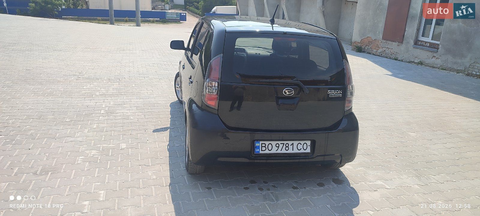 Daihatsu Sirion 2009 VIN JDAM301S001099384 фото оголошення 10 з 12