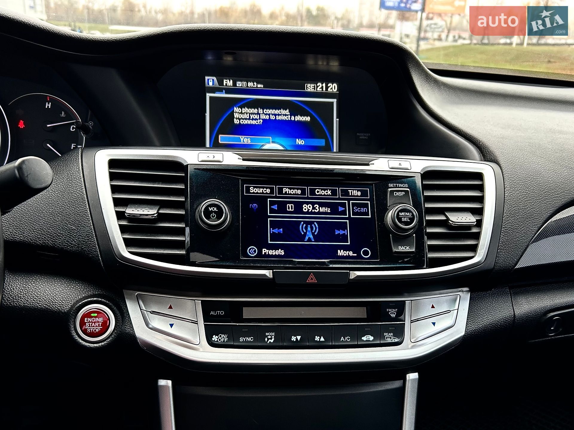 Honda Accord 2015 VIN 1HGCT2B87FA001296 фото оголошення 13 з 15