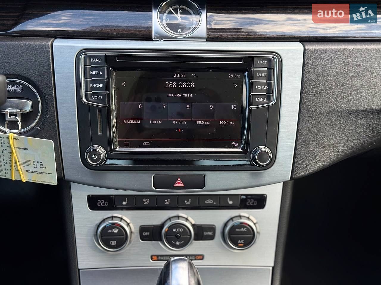 Volkswagen CC / Passat CC 2013 VIN WVWGU7AN8DE562856 фото оголошення 22 з 40