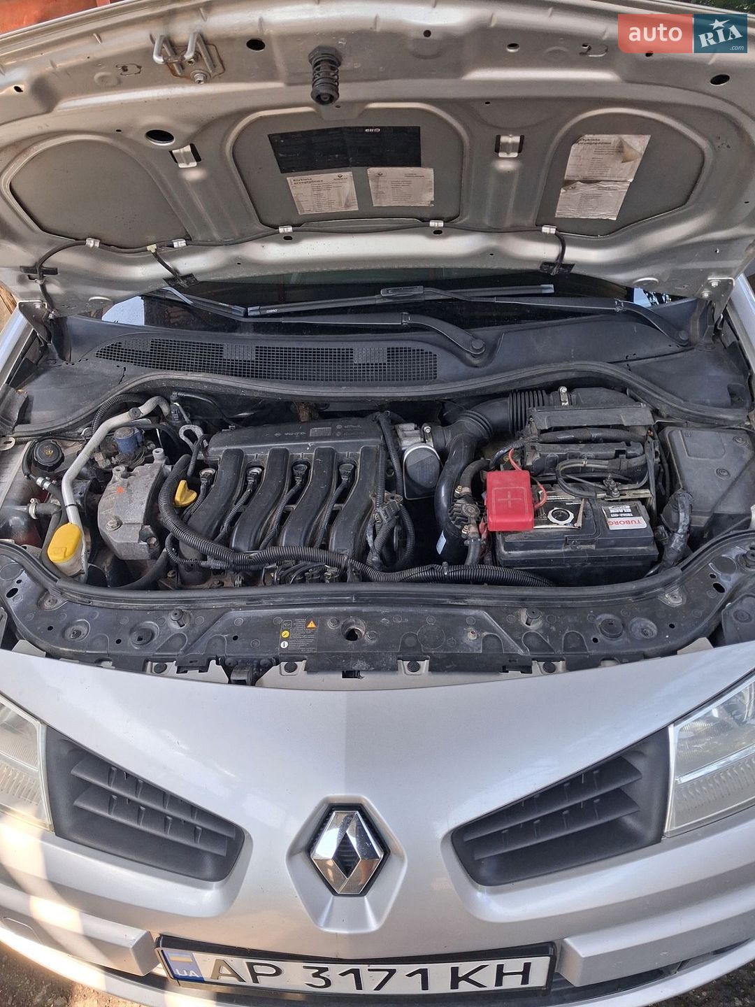 Renault Megane 2007 VIN VF1KM1R0H39039817 фото оголошення 13 з 19