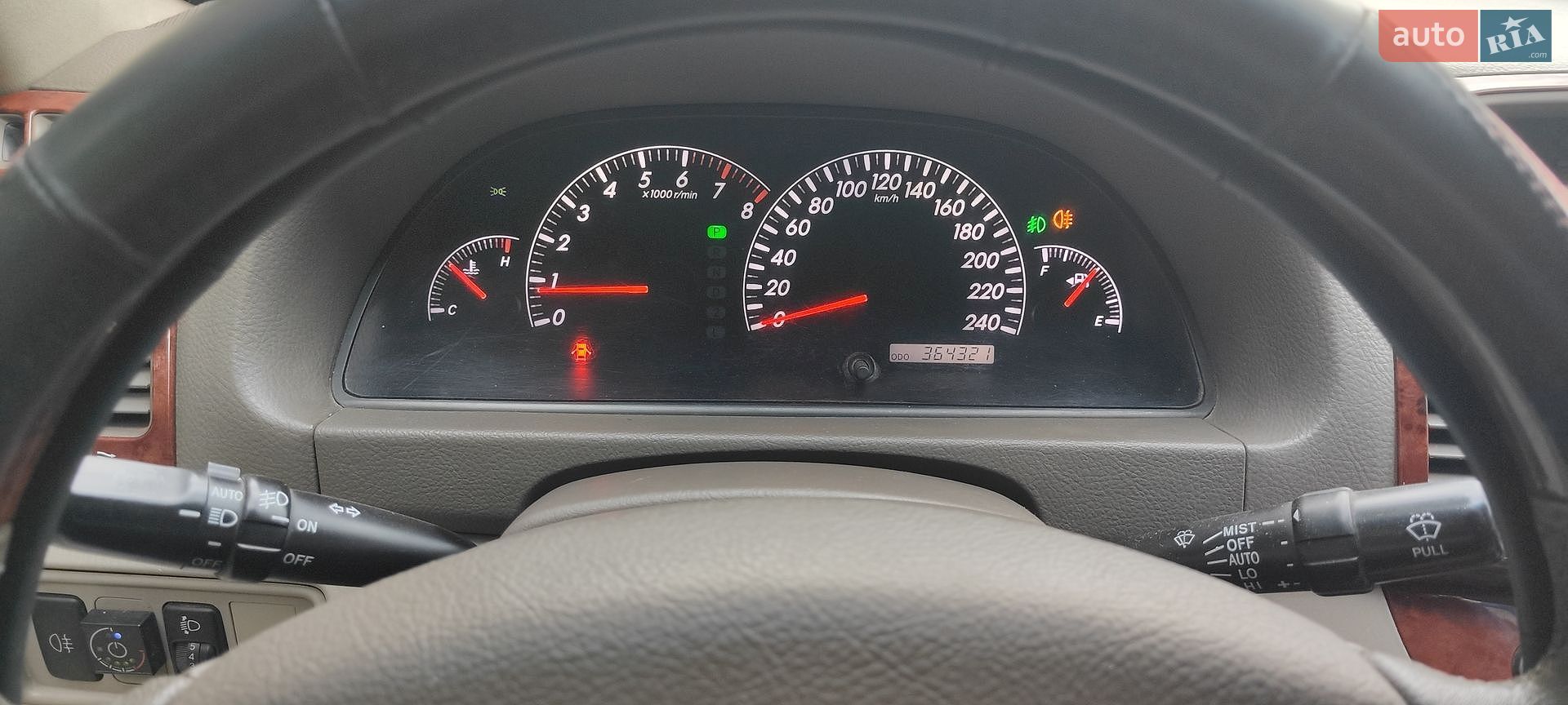TOYOTA CAMRY 2.4 2005 VIN JTDBE30K143011638 фото оголошення 9 з 12
