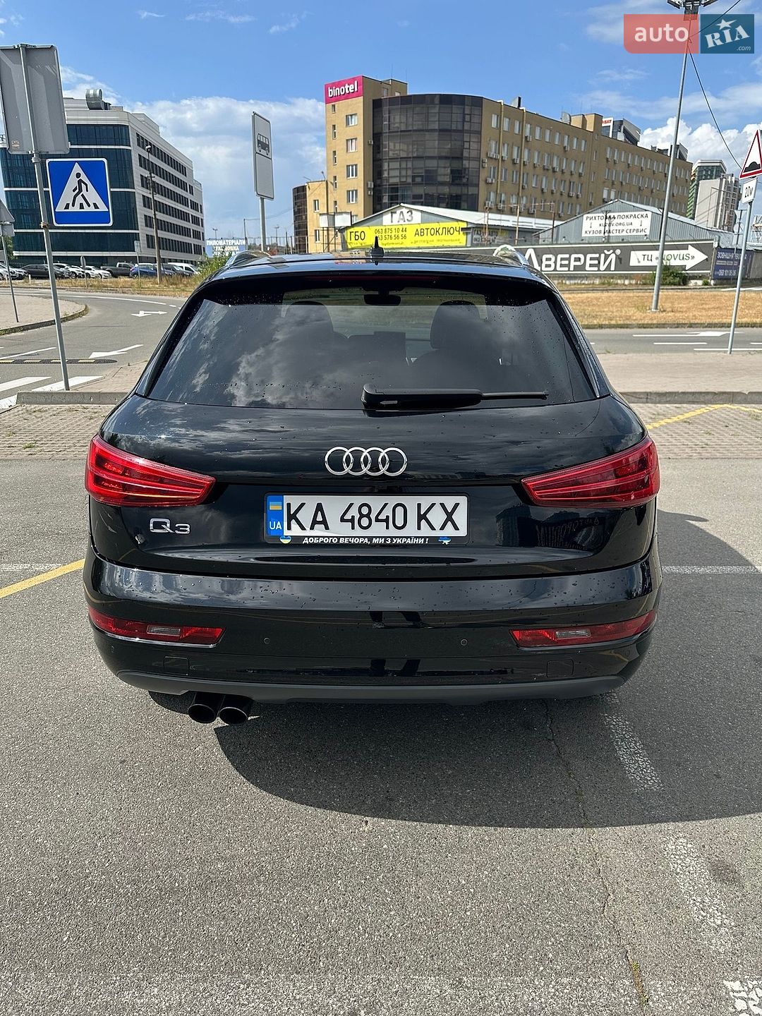 Audi Q3 2017 VIN WA1BCCFS4JR018776 фото оголошення 2 з 15