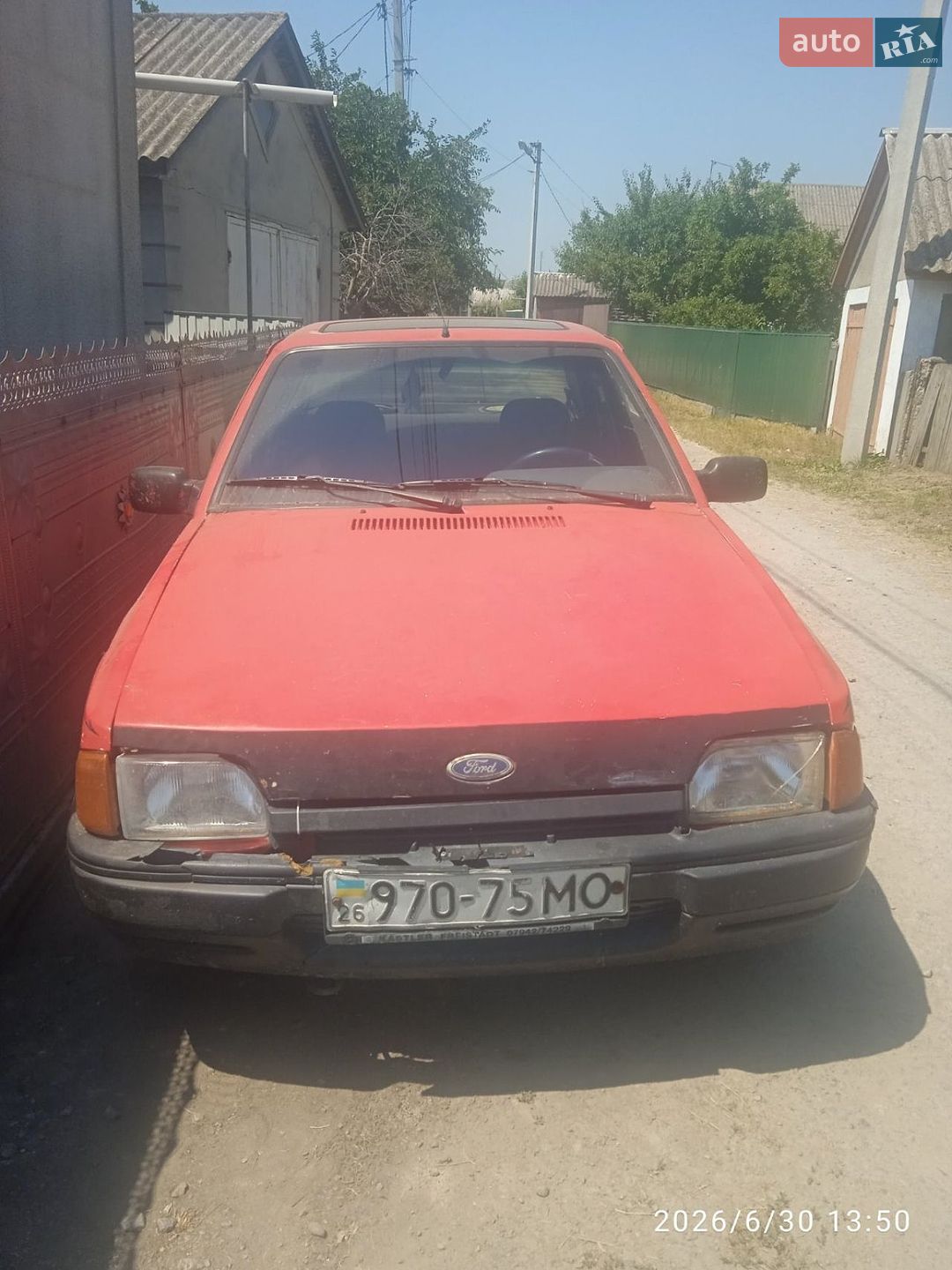 Ford Orion 1989 VIN WF0FXXGCAFKP48710 фото оголошення 2 з 6