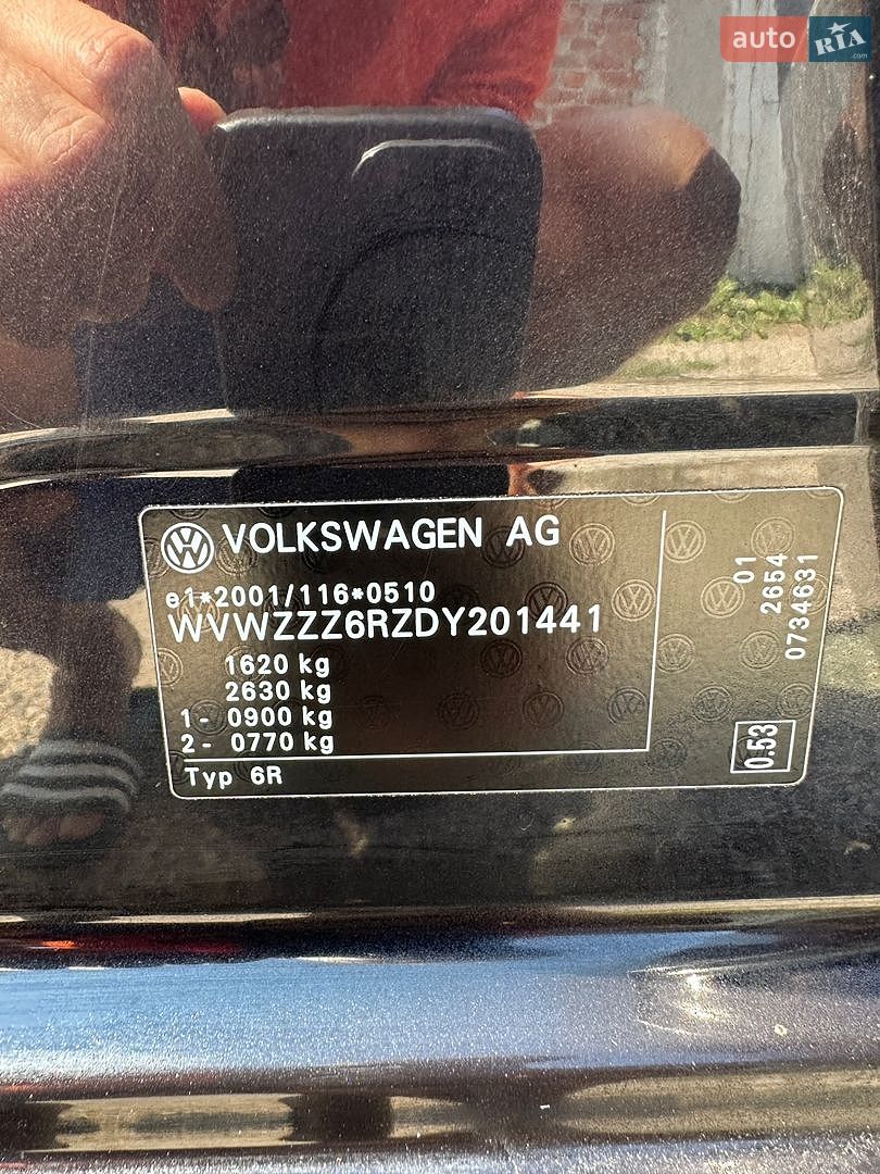 VOLKSWAGEN POLO 2013 VIN WVWZZZ6RZDY201441 фото оголошення 4 з 9