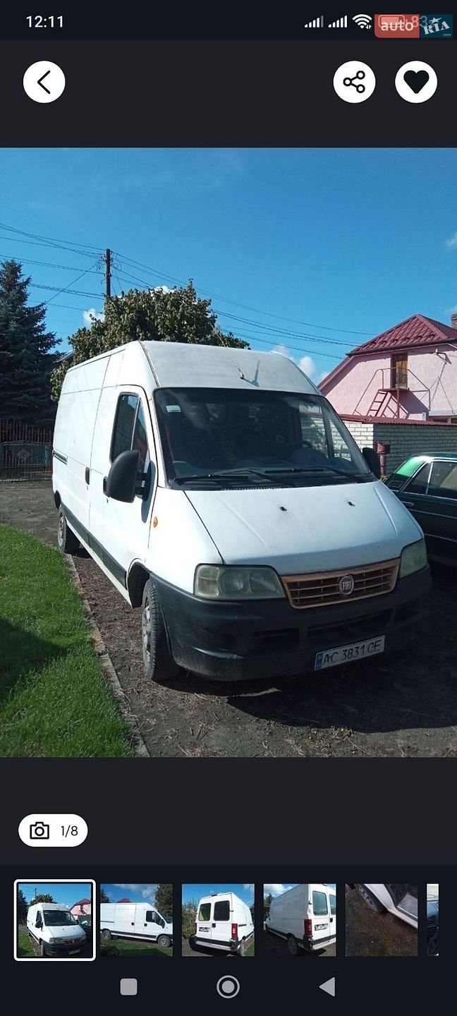 Fiat Ducato 2003 VIN ZFA24400007160206 фото оголошення 11 з 11
