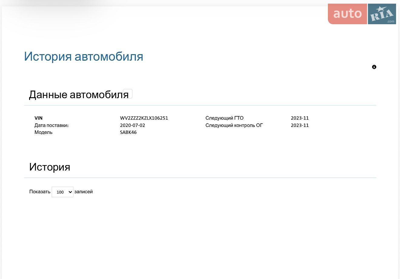 Volkswagen Caddy 2020 VIN WV2ZZZ2KZLX106251 фото оголошення 100 з 100