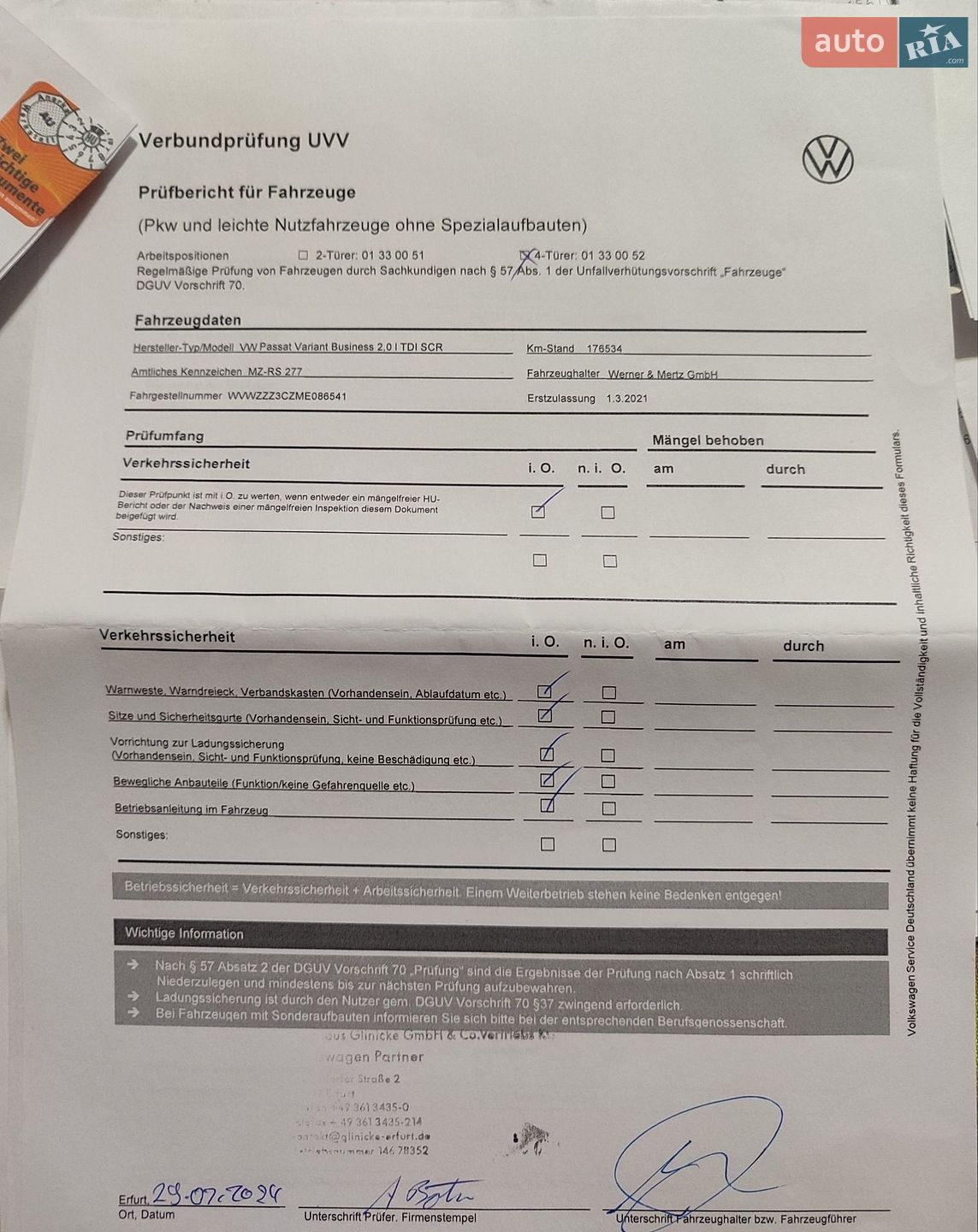 Volkswagen Passat 2021 VIN WVWZZZ3CZME086541 фото оголошення 33 з 40