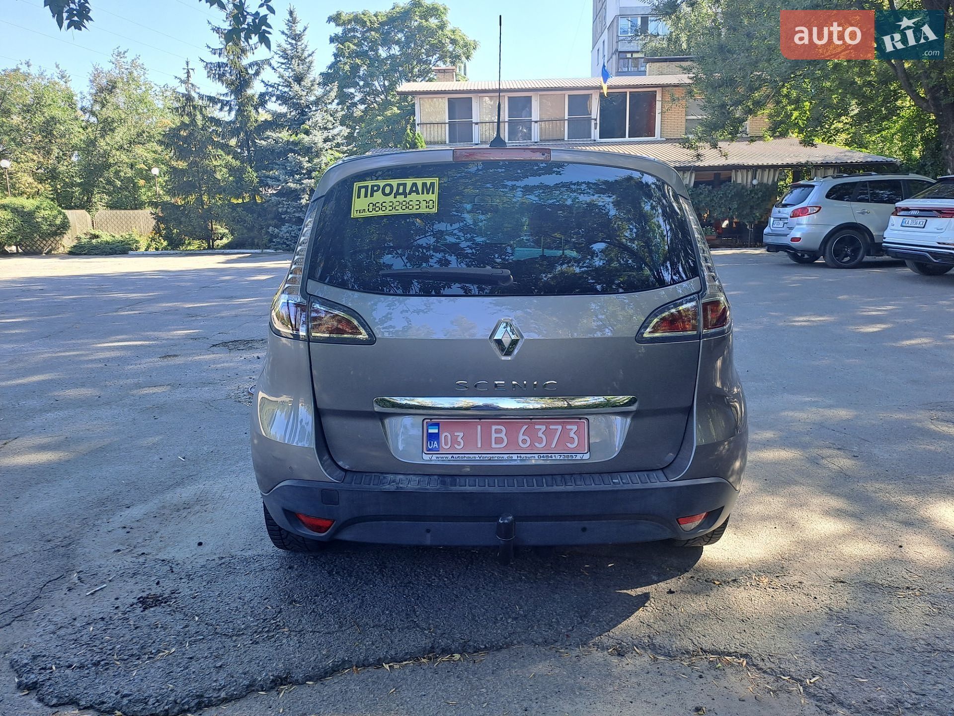 Renault Scenic 2012 VIN VF1JZ090347985467 фото оголошення 6 з 16